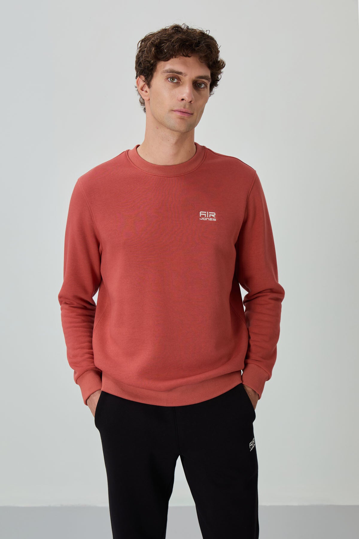 Andy Black Brushed Men's Tracksuit Set - 85190