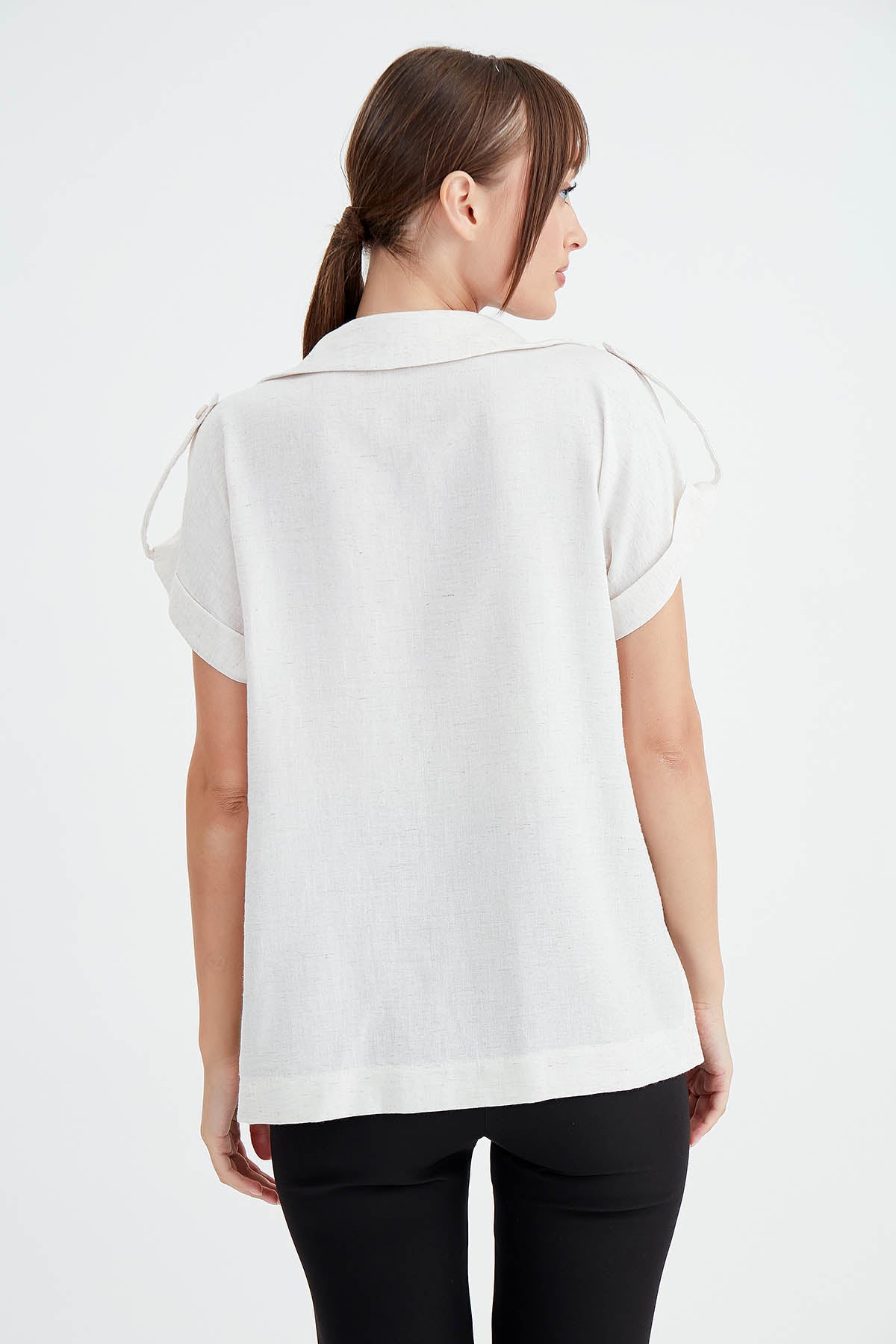 VISCOSE LINEN SHIRT