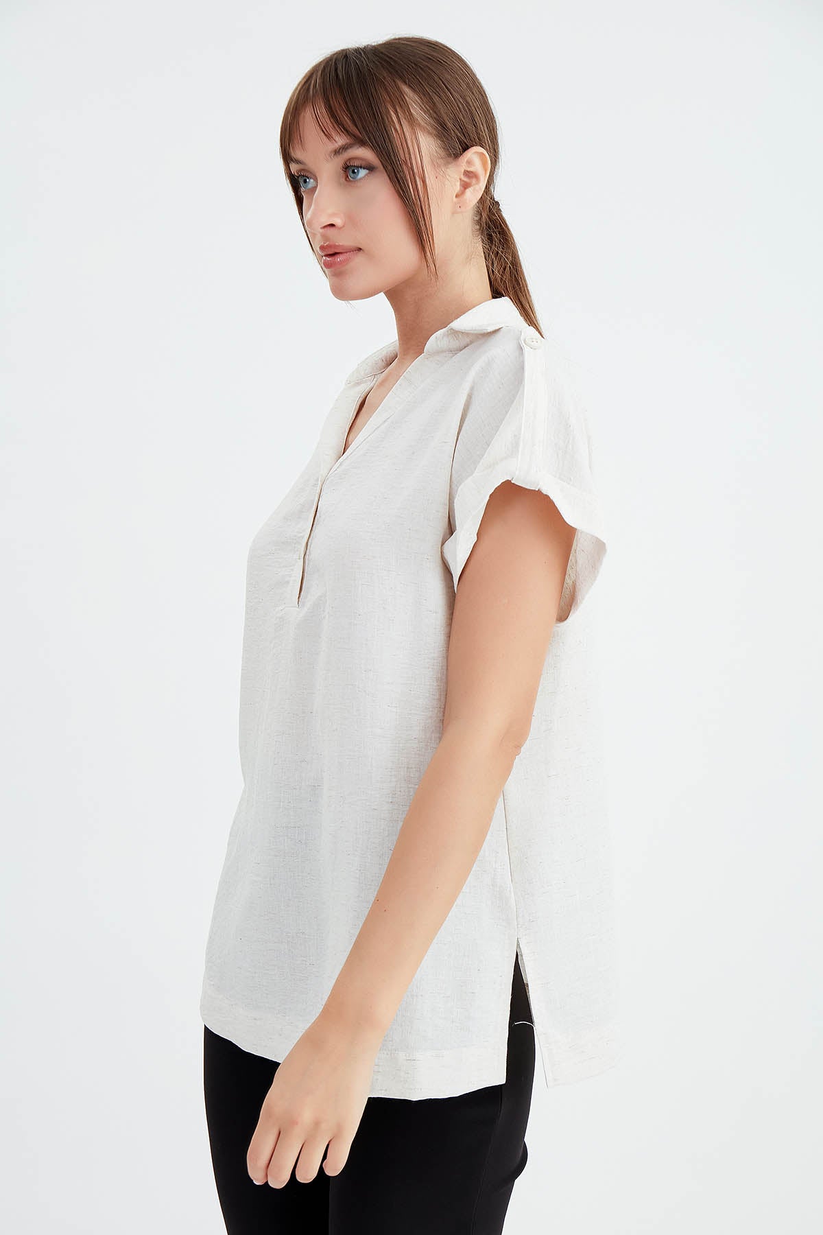 VISCOSE LINEN SHIRT