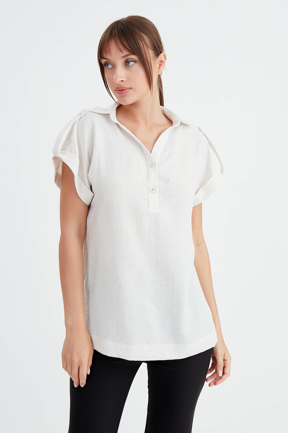 VISCOSE LINEN SHIRT