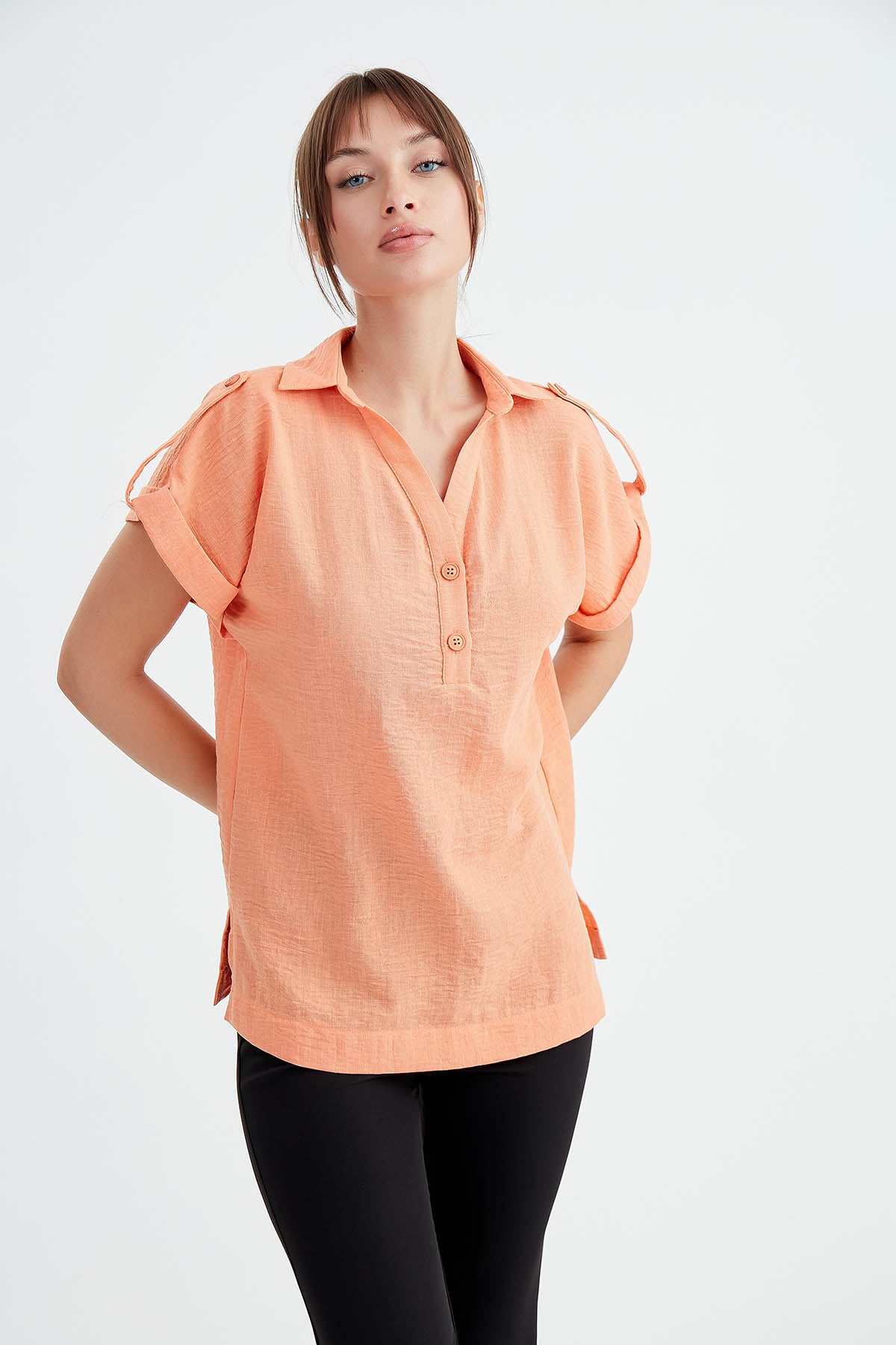 VISCOSE LINEN SHIRT