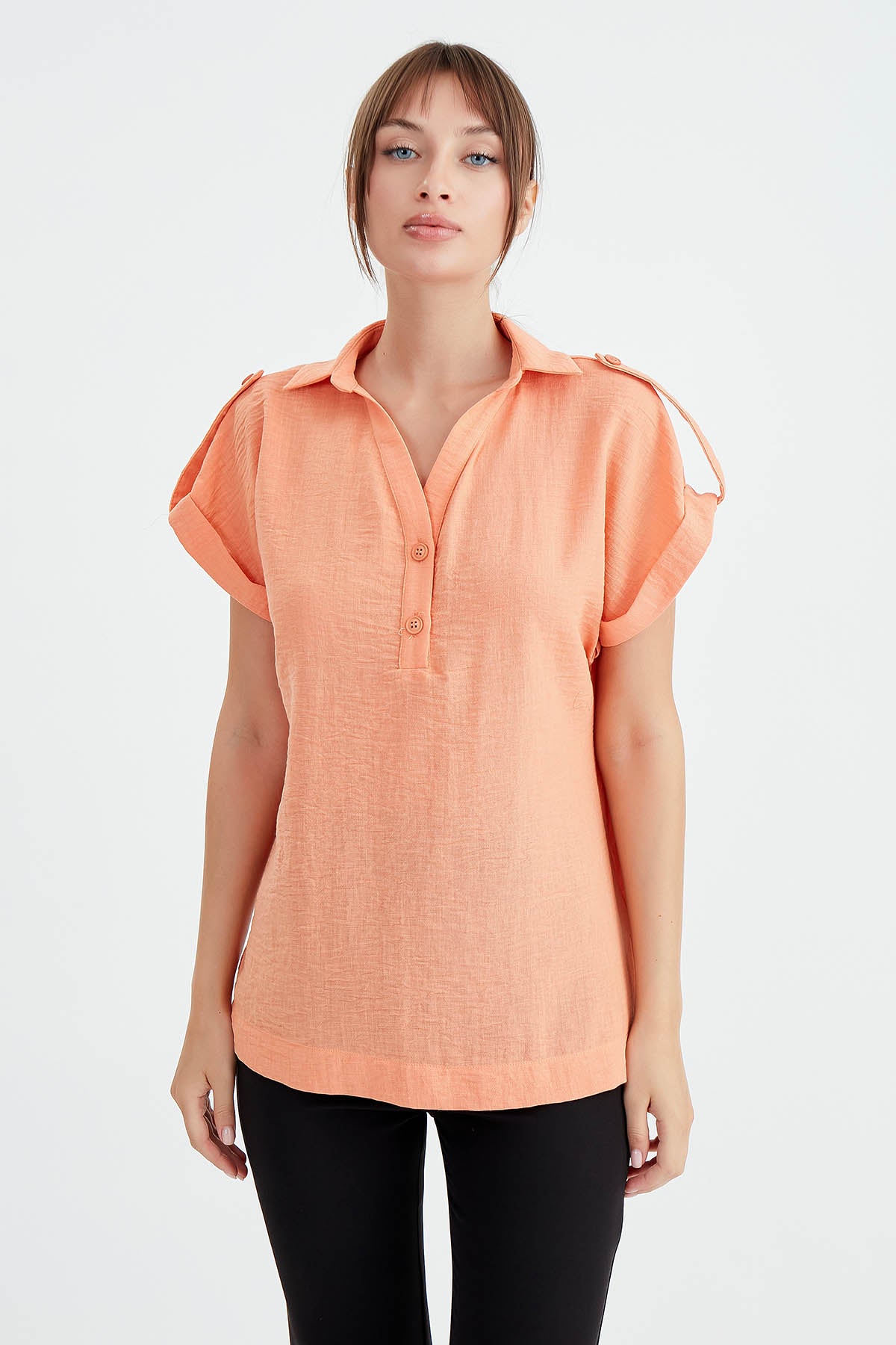 VISCOSE LINEN SHIRT