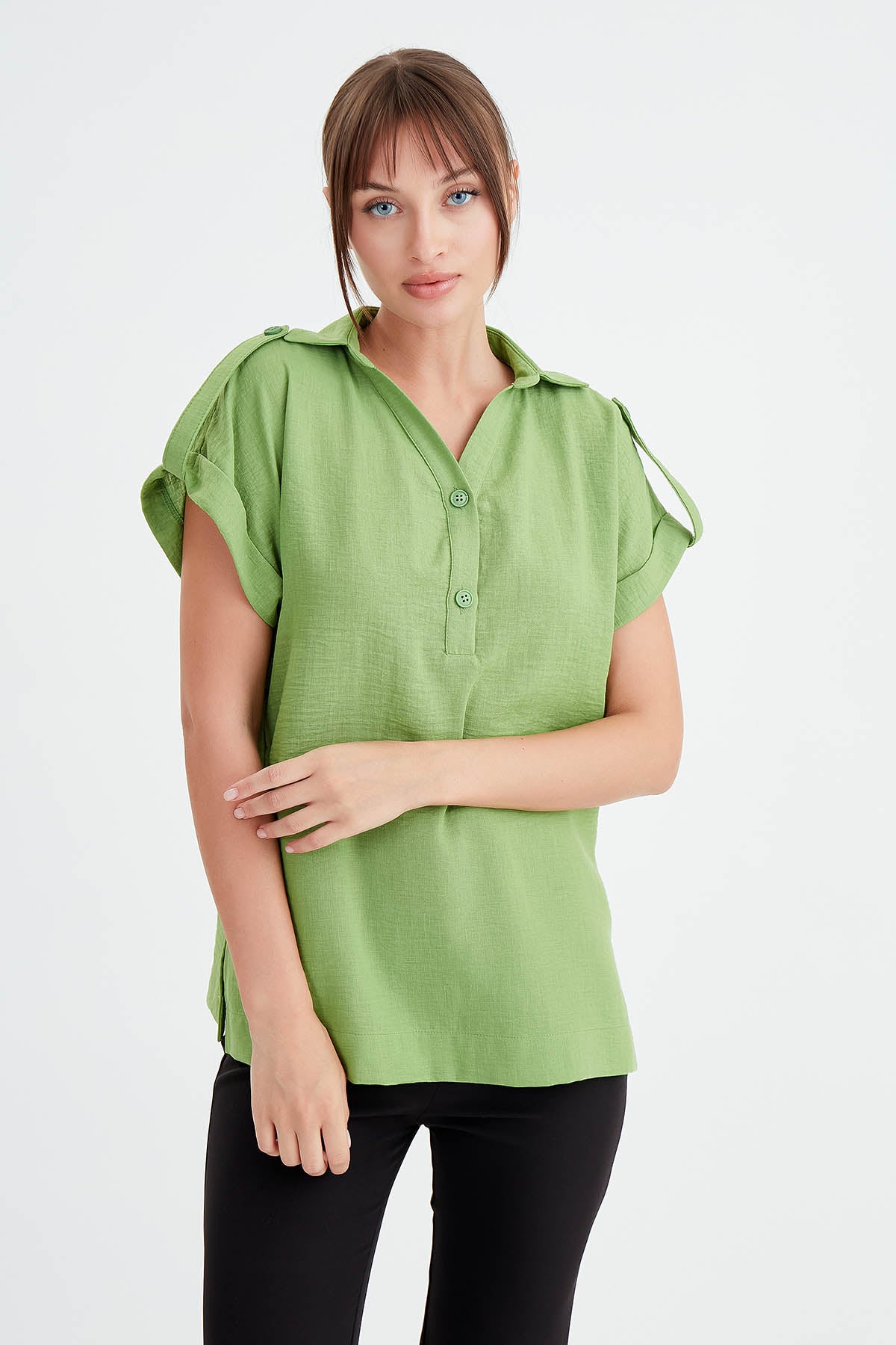 VISCOSE LINEN SHIRT