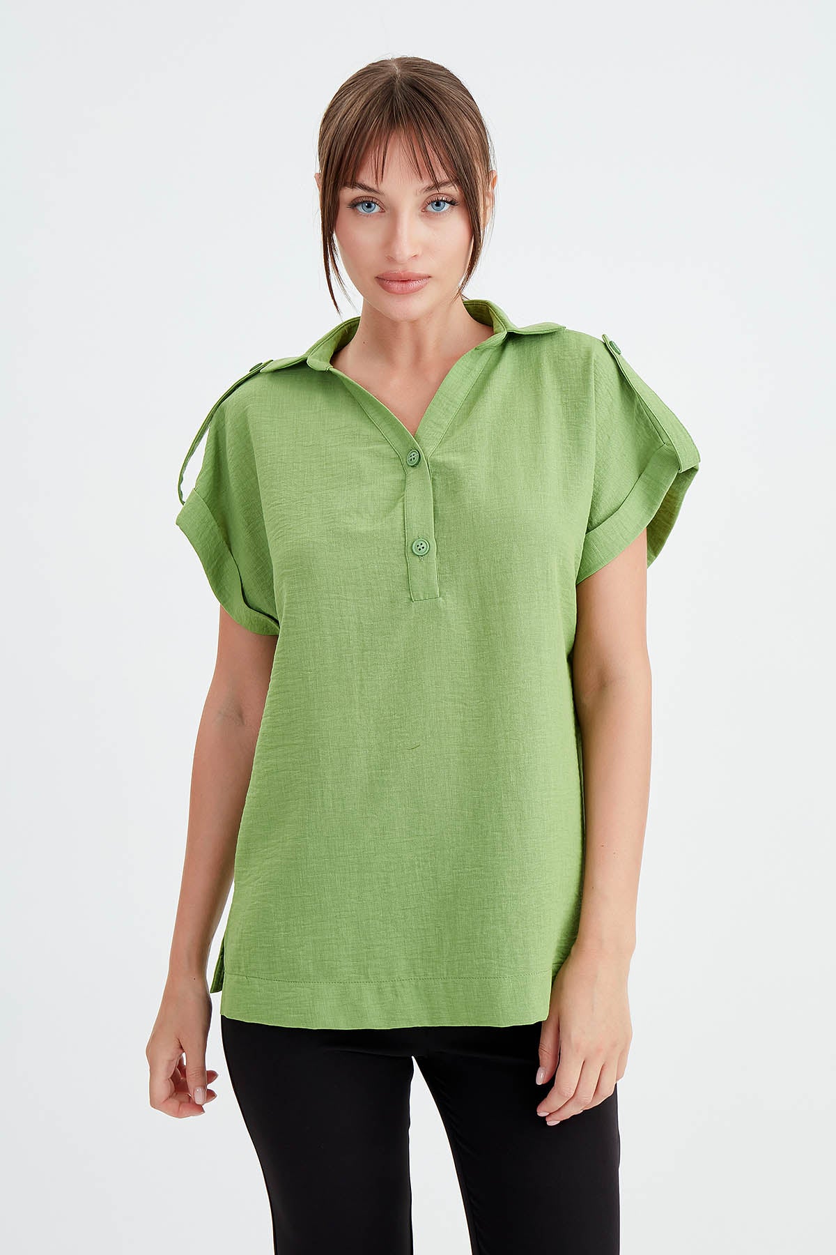 VISCOSE LINEN SHIRT