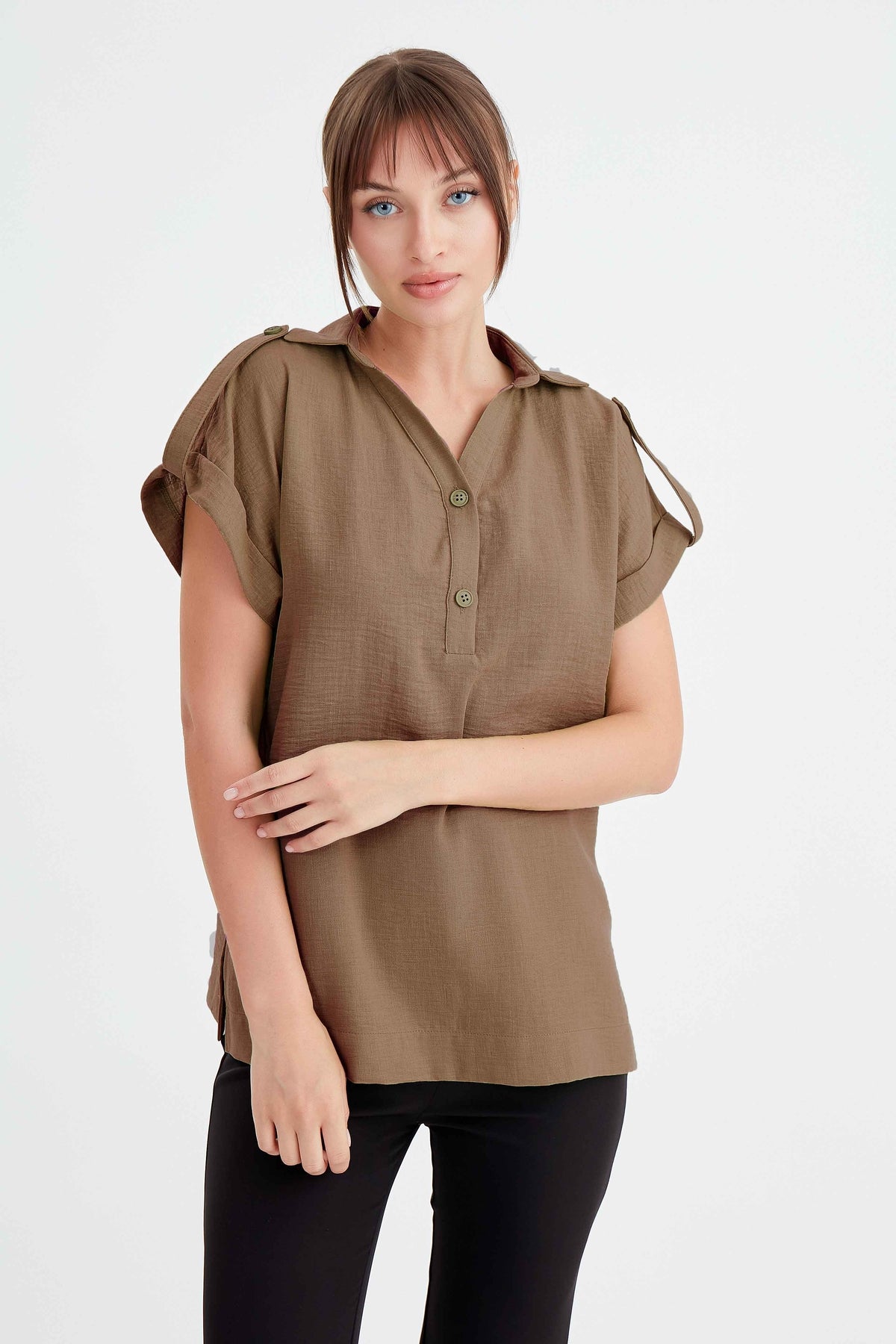 VISCOSE LINEN SHIRT
