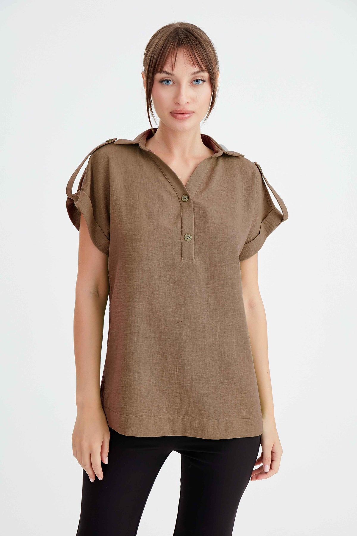 VISCOSE LINEN SHIRT