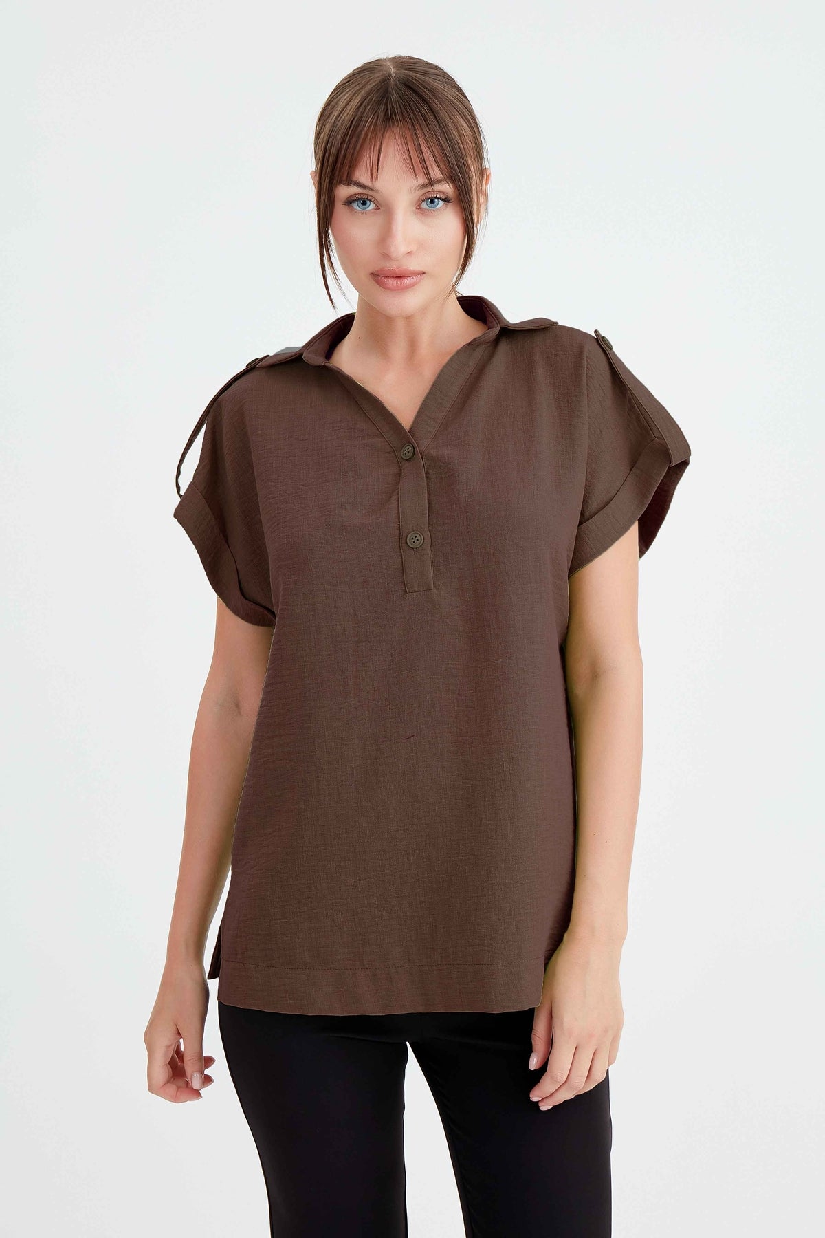 VISCOSE LINEN SHIRT