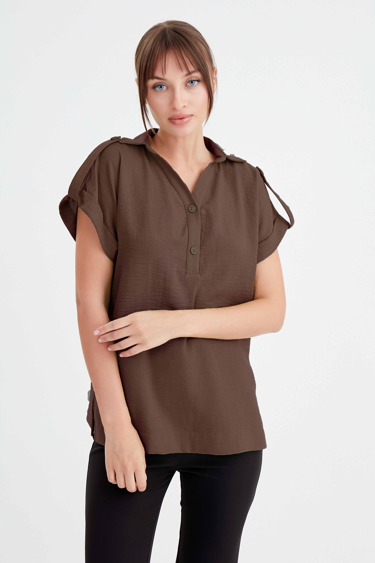VISCOSE LINEN SHIRT