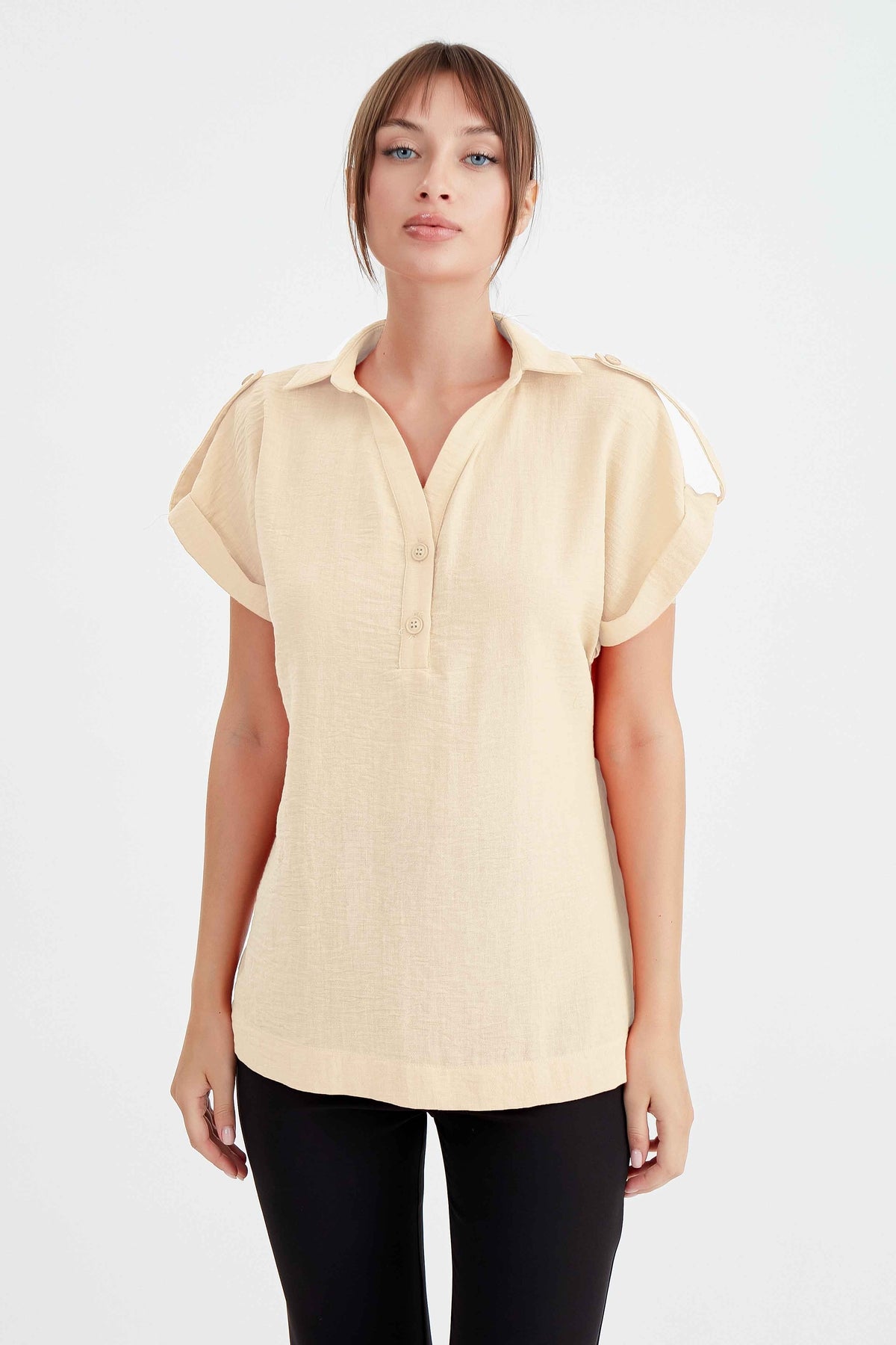 VISCOSE LINEN SHIRT