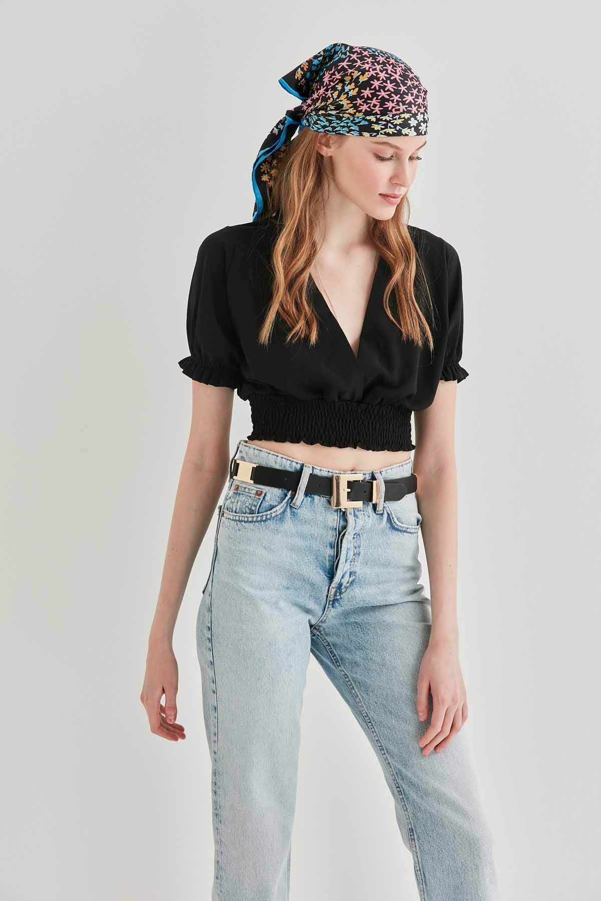 COILED BLOUSE