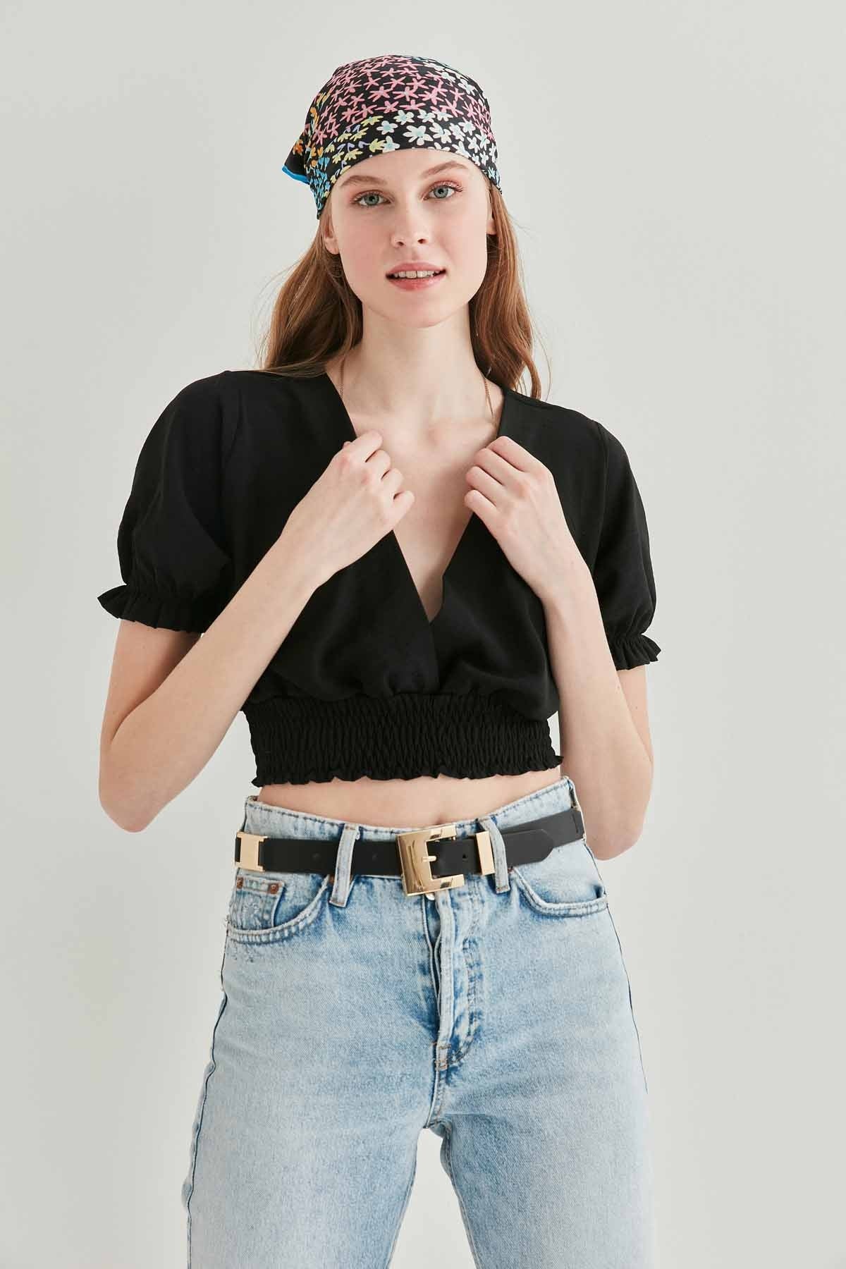 COILED BLOUSE