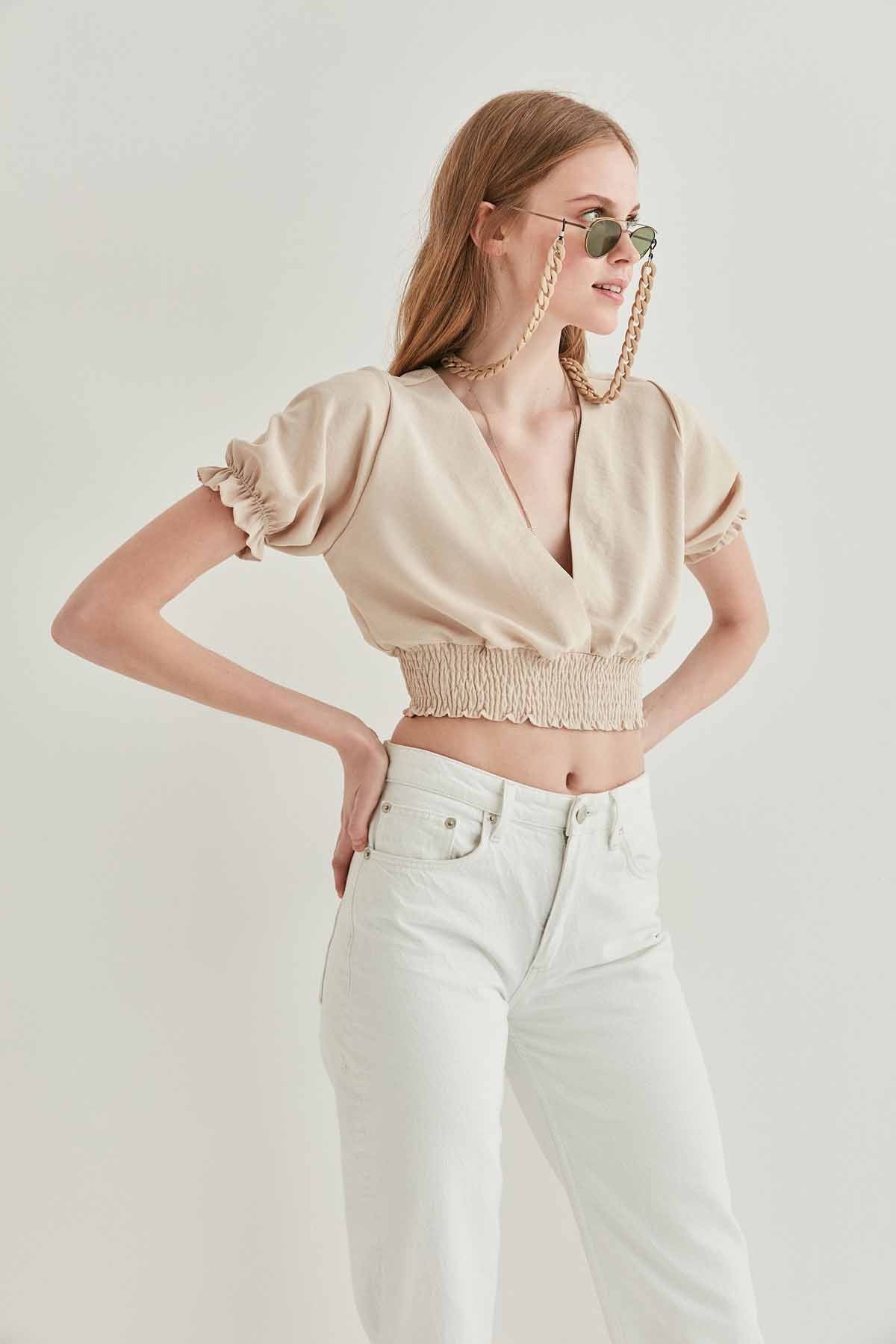 COILED BLOUSE