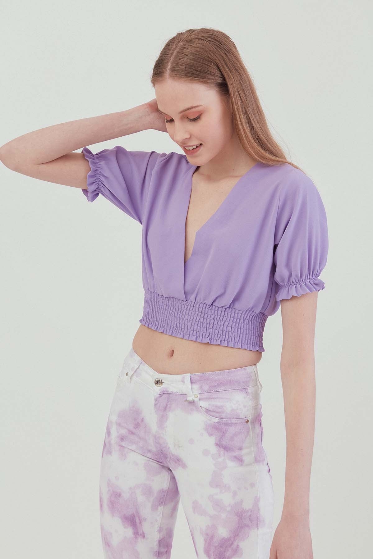 COILED BLOUSE