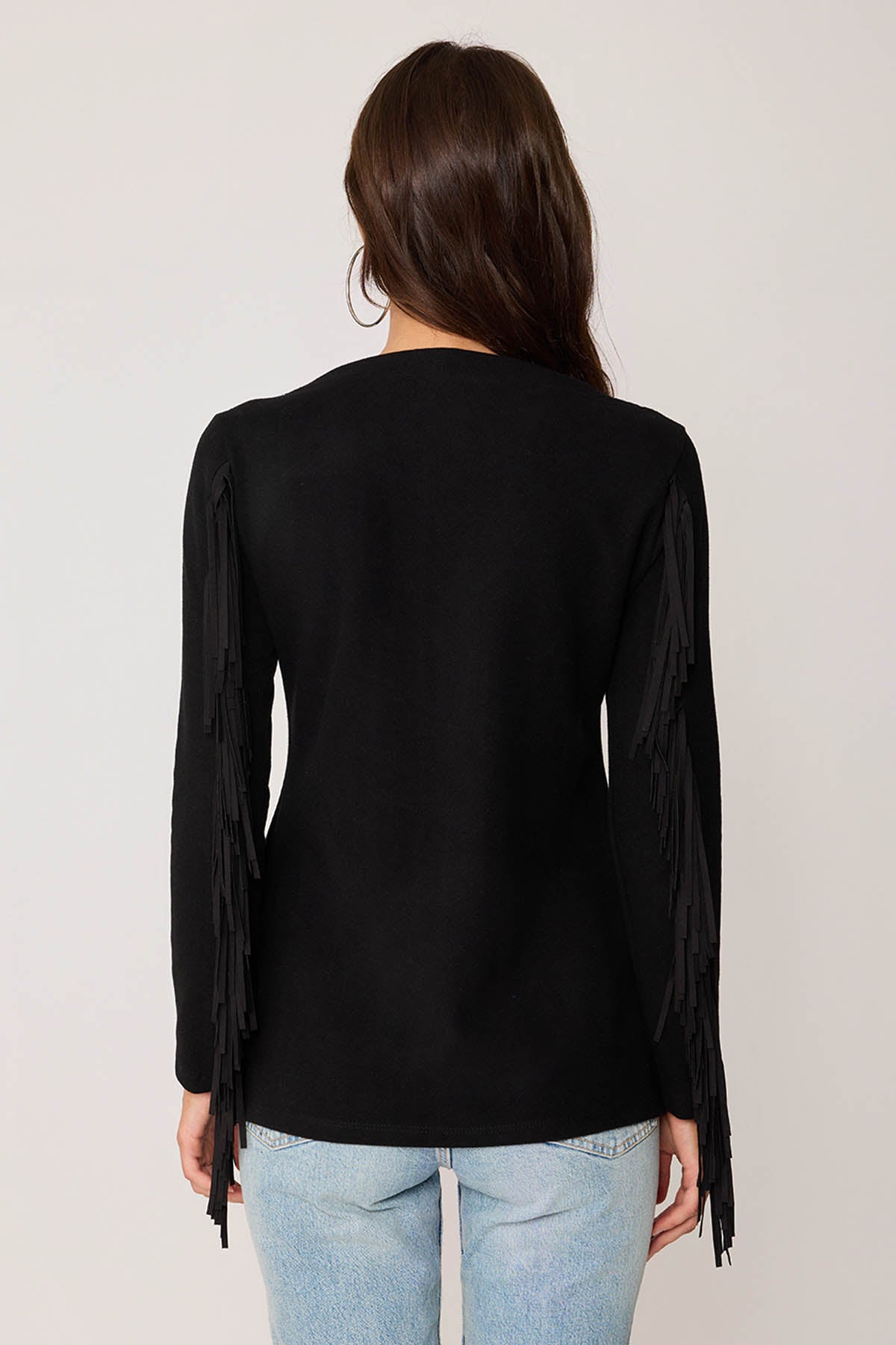 BLOUSE WITH TASSEL