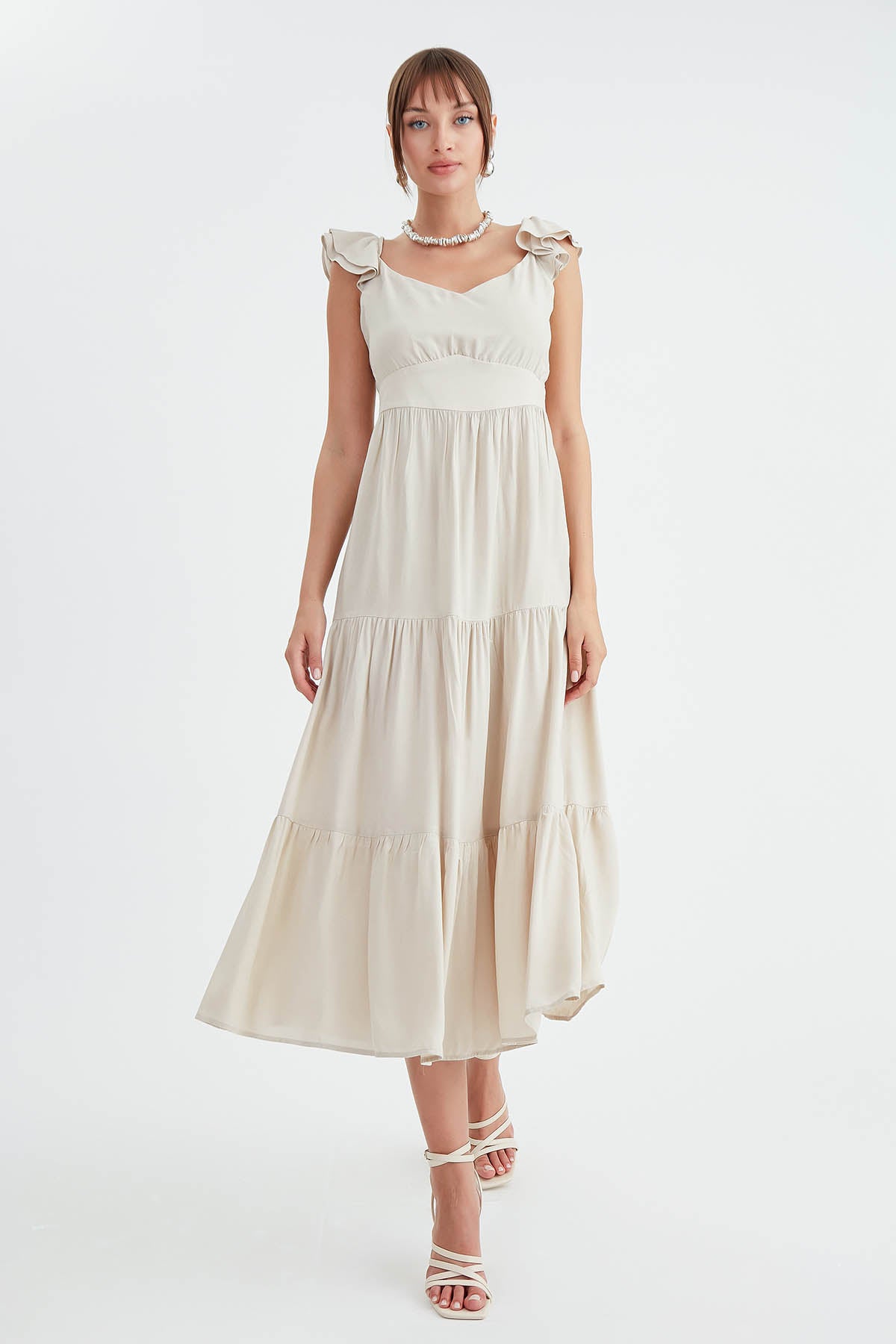 TIERED LONG DRESS