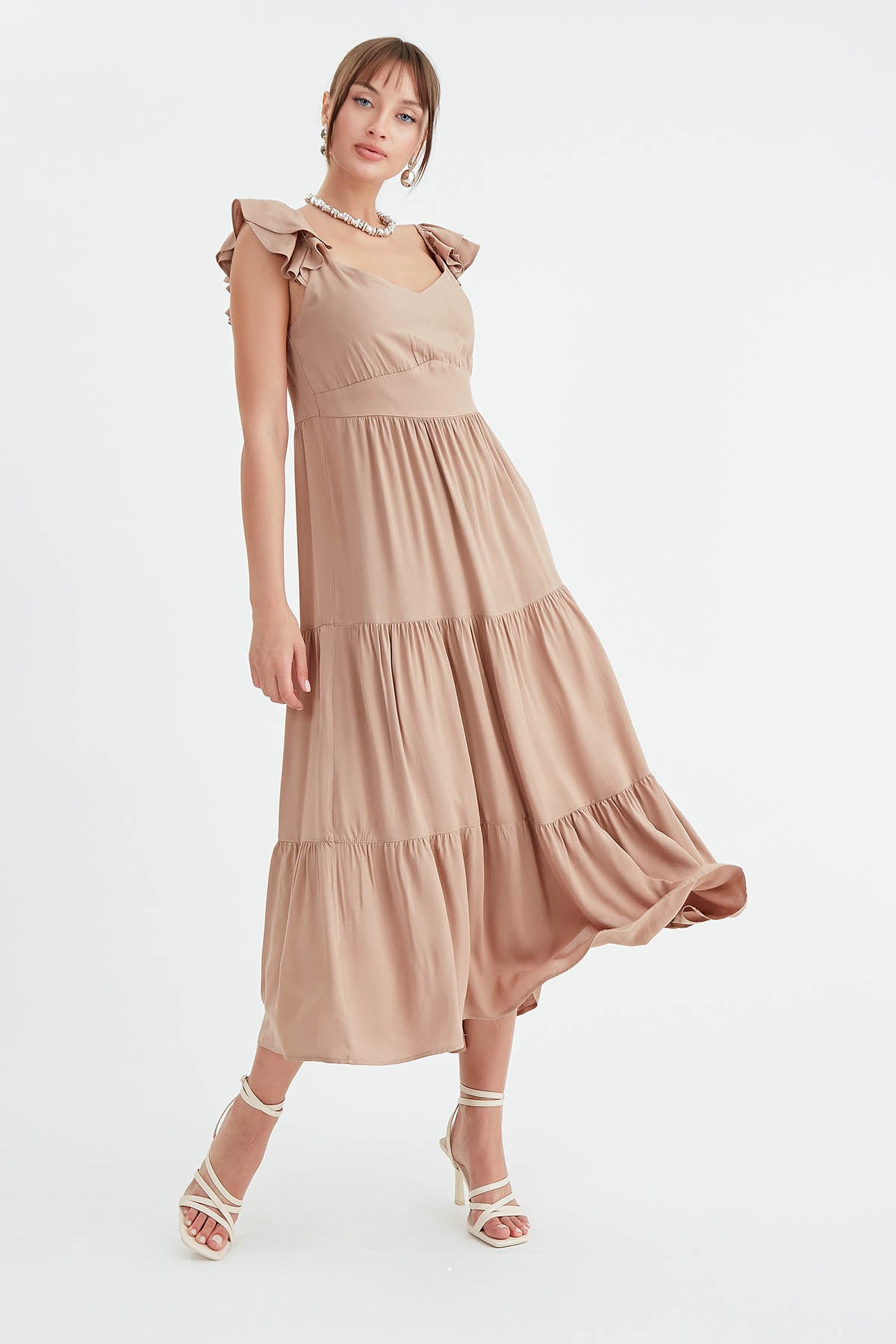 TIERED LONG DRESS