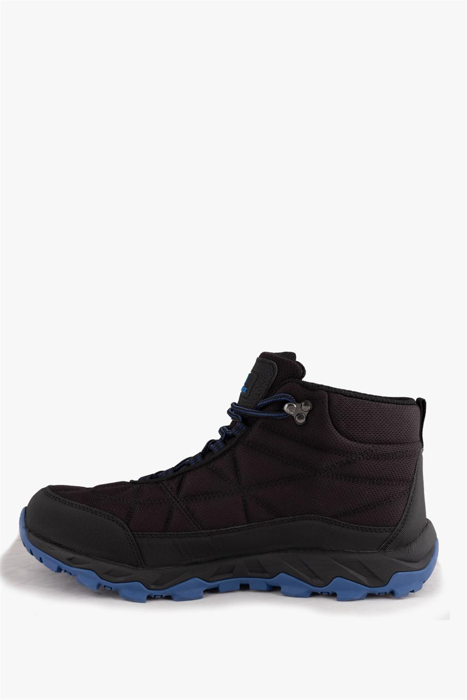 Waterproof Vector Black And Blue Male Outdoor Boot