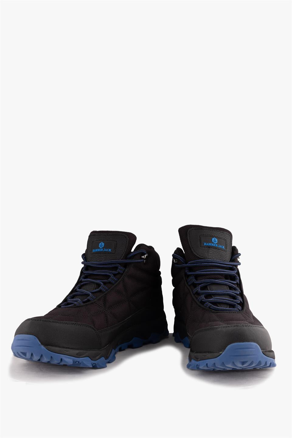 Waterproof Vector Black And Blue Male Outdoor Boot
