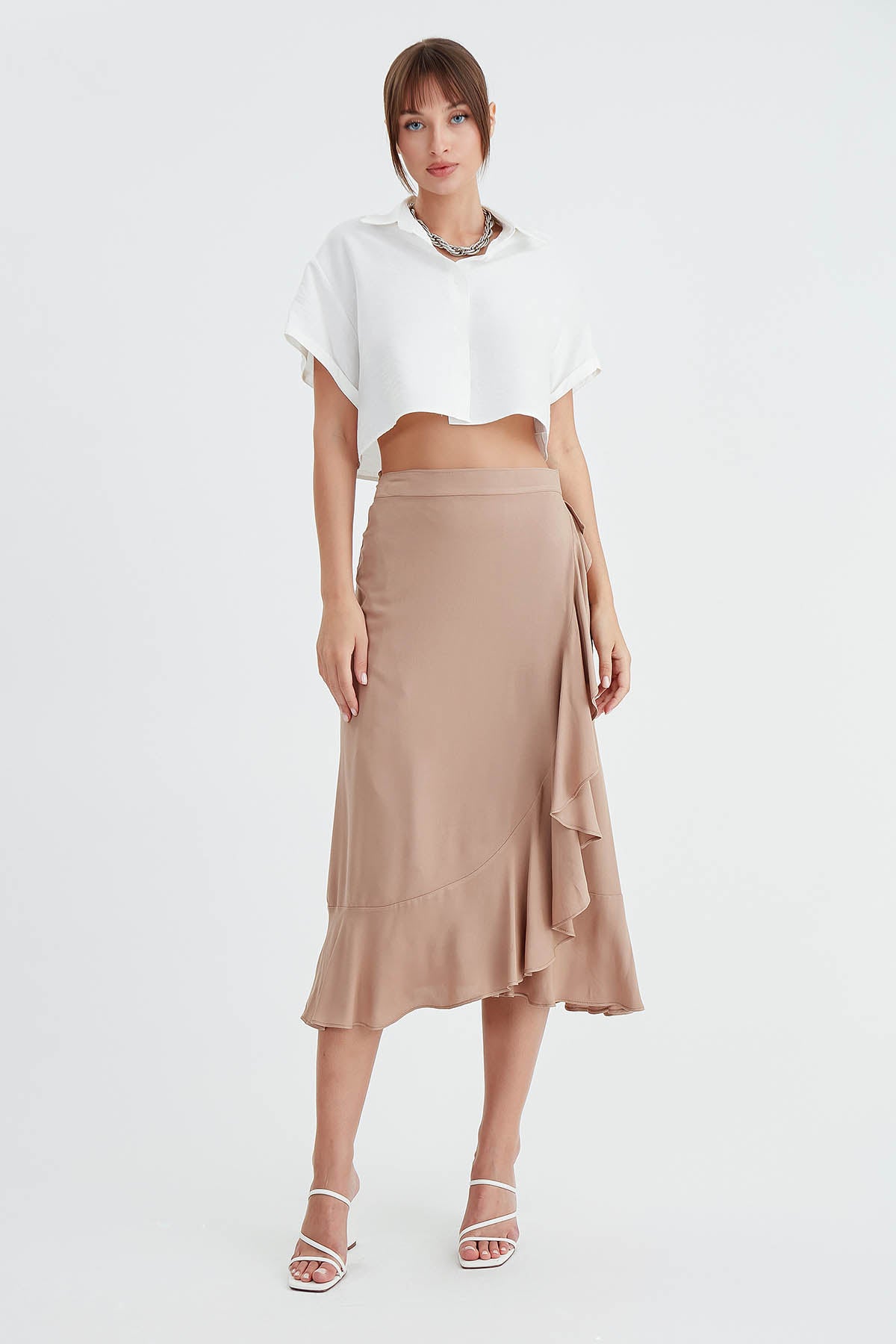 SKIRT WITH MIDI HEIGHT