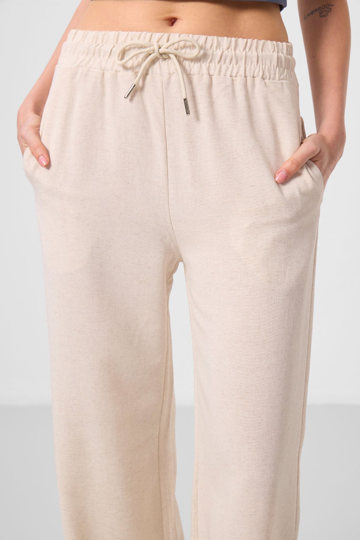 Wide Leg Comfortable Fit Women's Palazzo Trousers - 94675