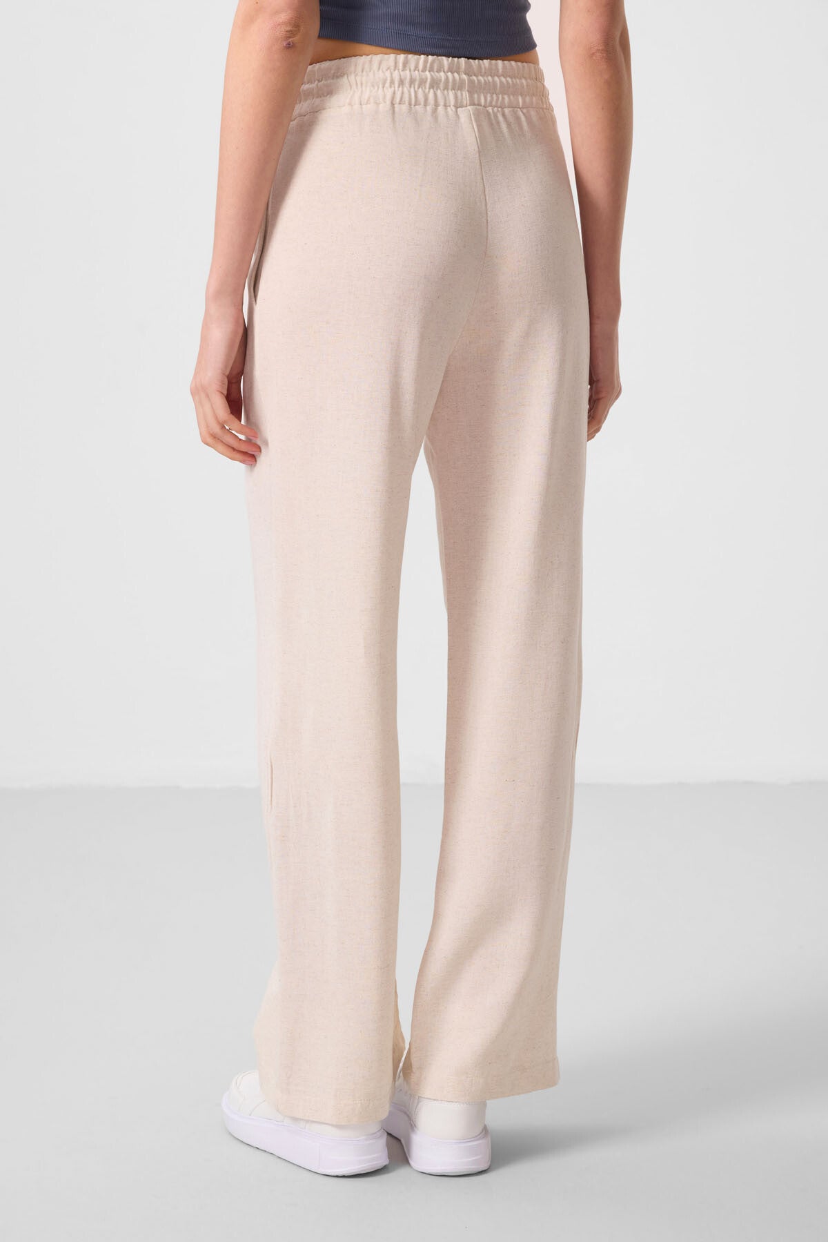 Wide Leg Comfortable Fit Women's Palazzo Trousers - 94675