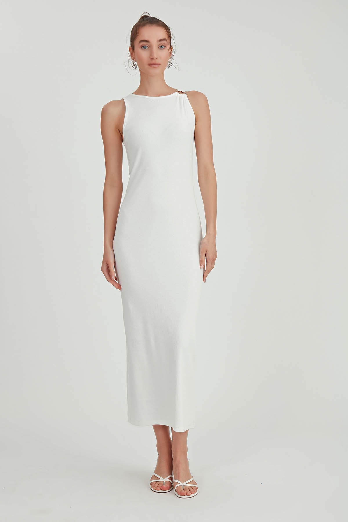 LONG KNITTED DRESS