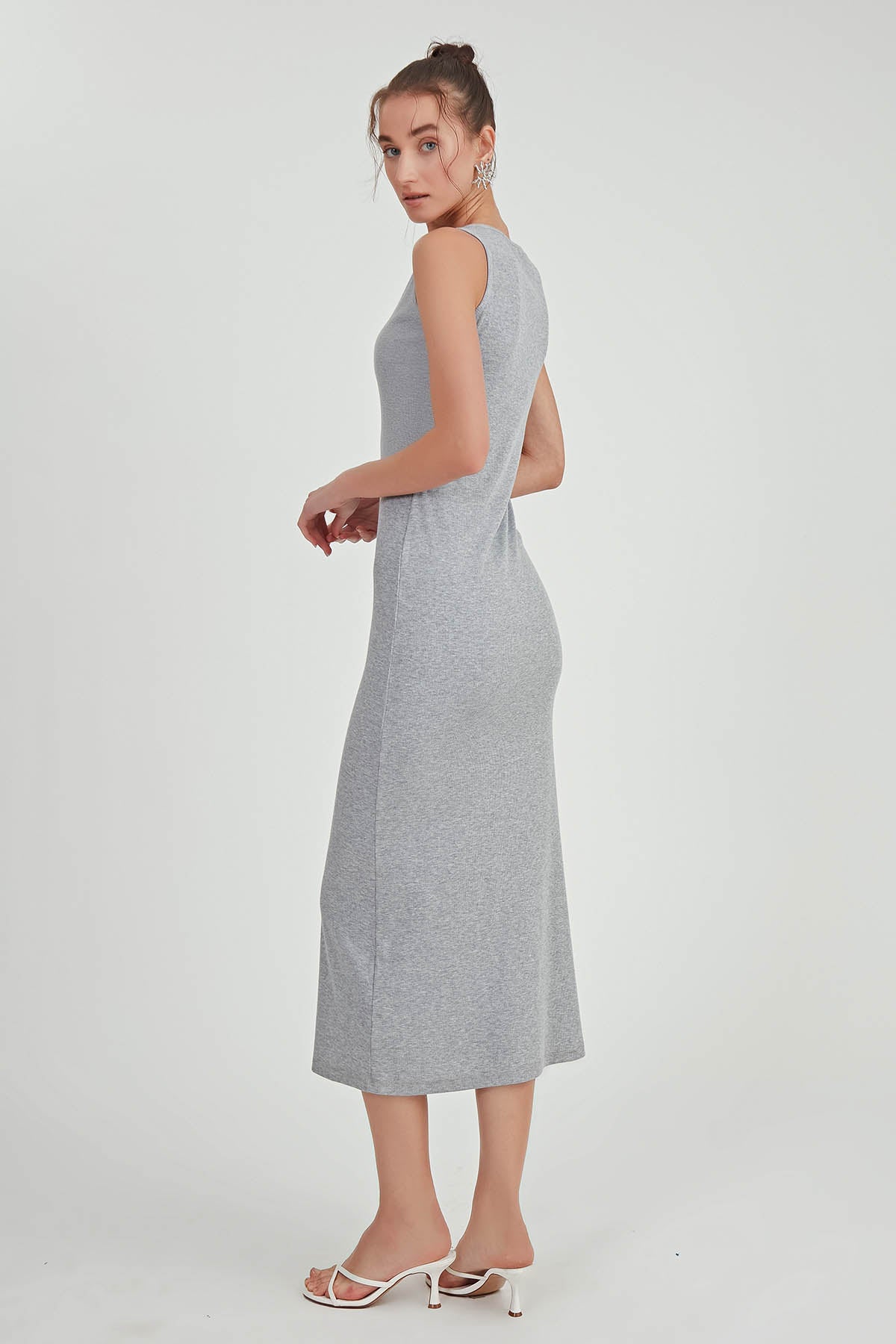 LONG KNITTED DRESS