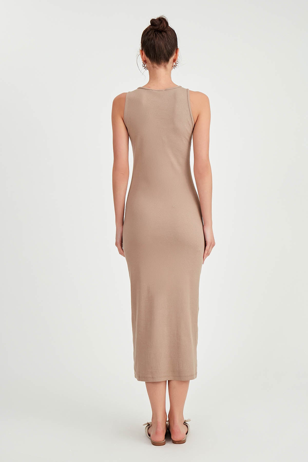 LONG KNITTED DRESS