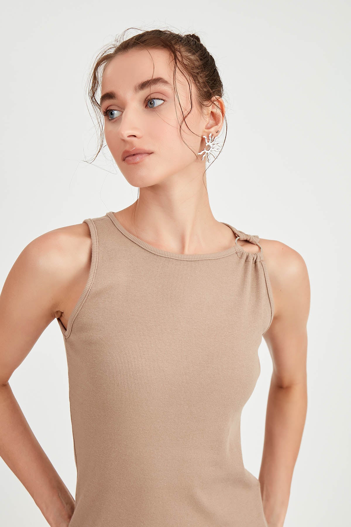LONG KNITTED DRESS
