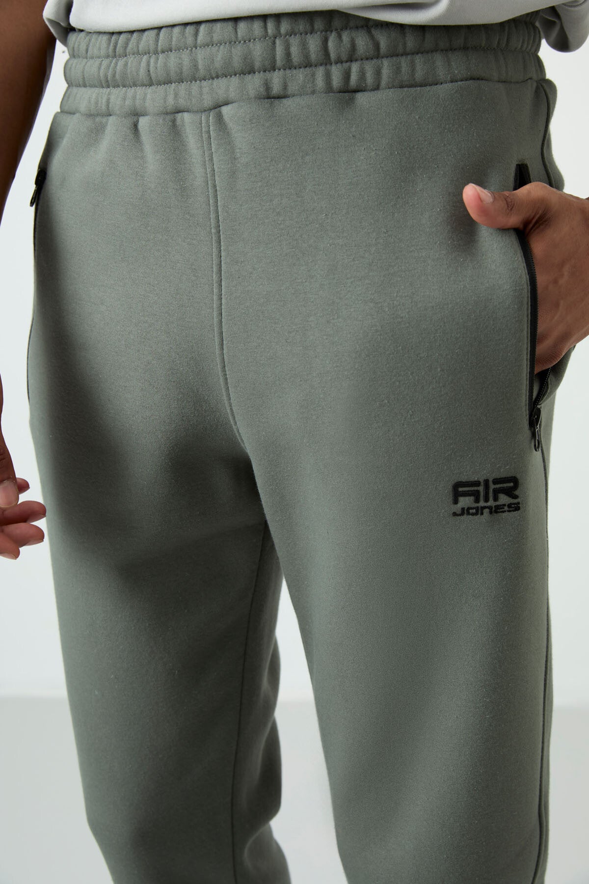 Carlo Khaki Men's Tracksuit Bottom with Piping - 84942
