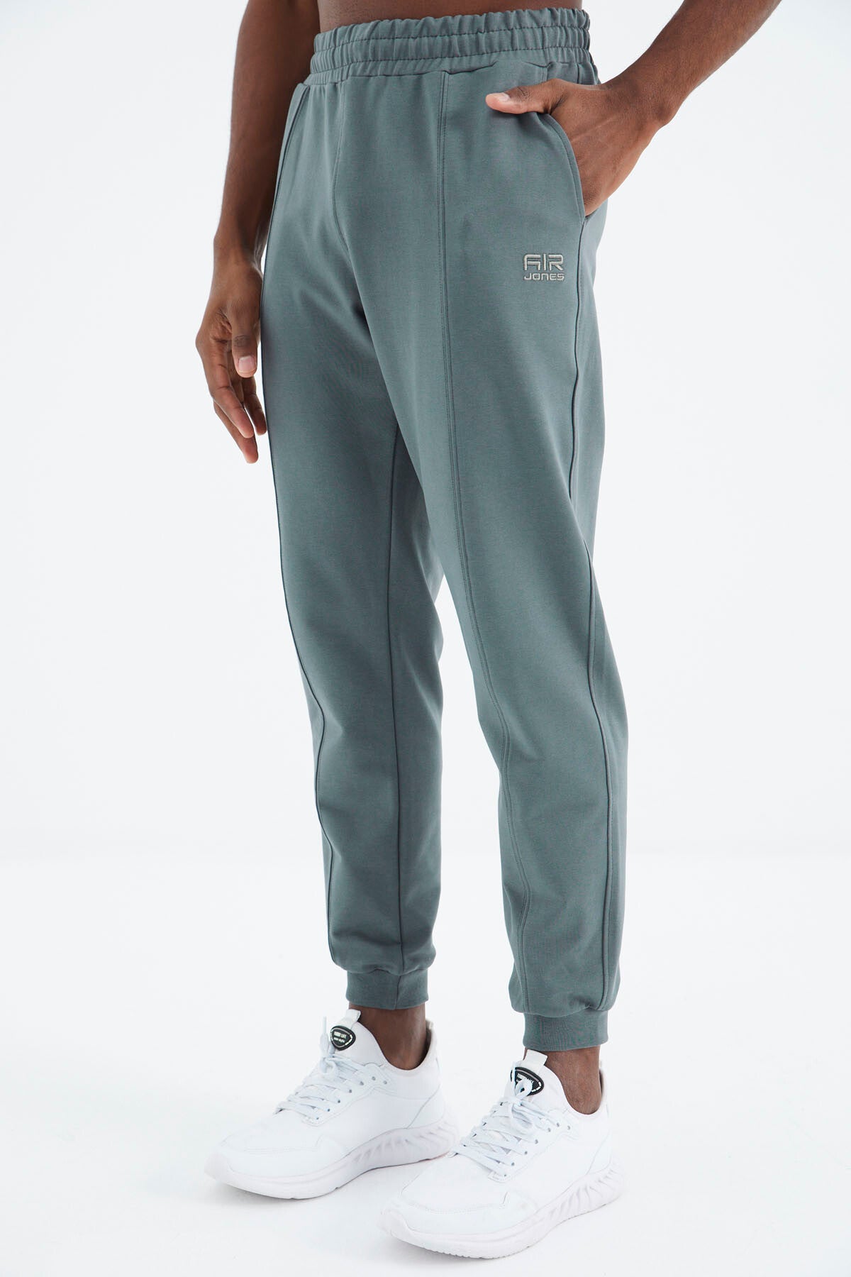 Keith Khaki Basic Men's Tracksuit Set - 85231