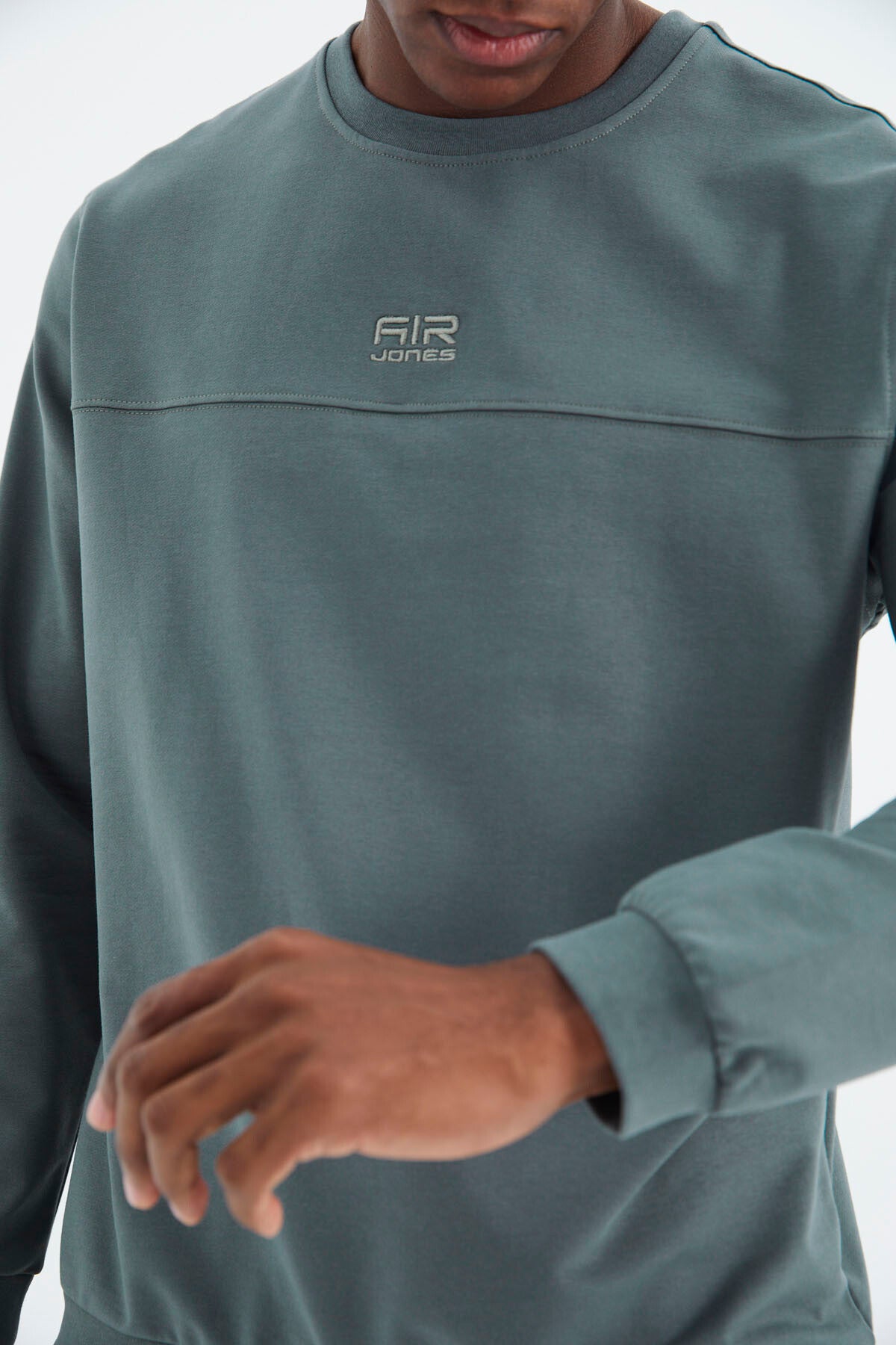 Keith Khaki Basic Men's Tracksuit Set - 85231