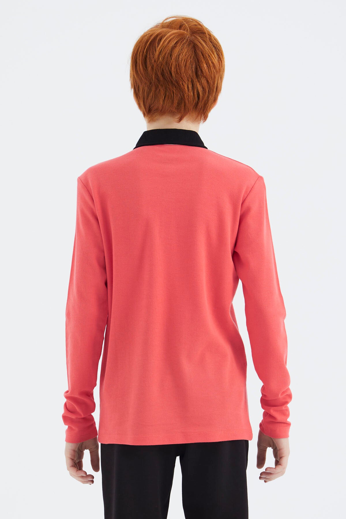 Coral Polo Collar Boys' T-Shirt - 11172