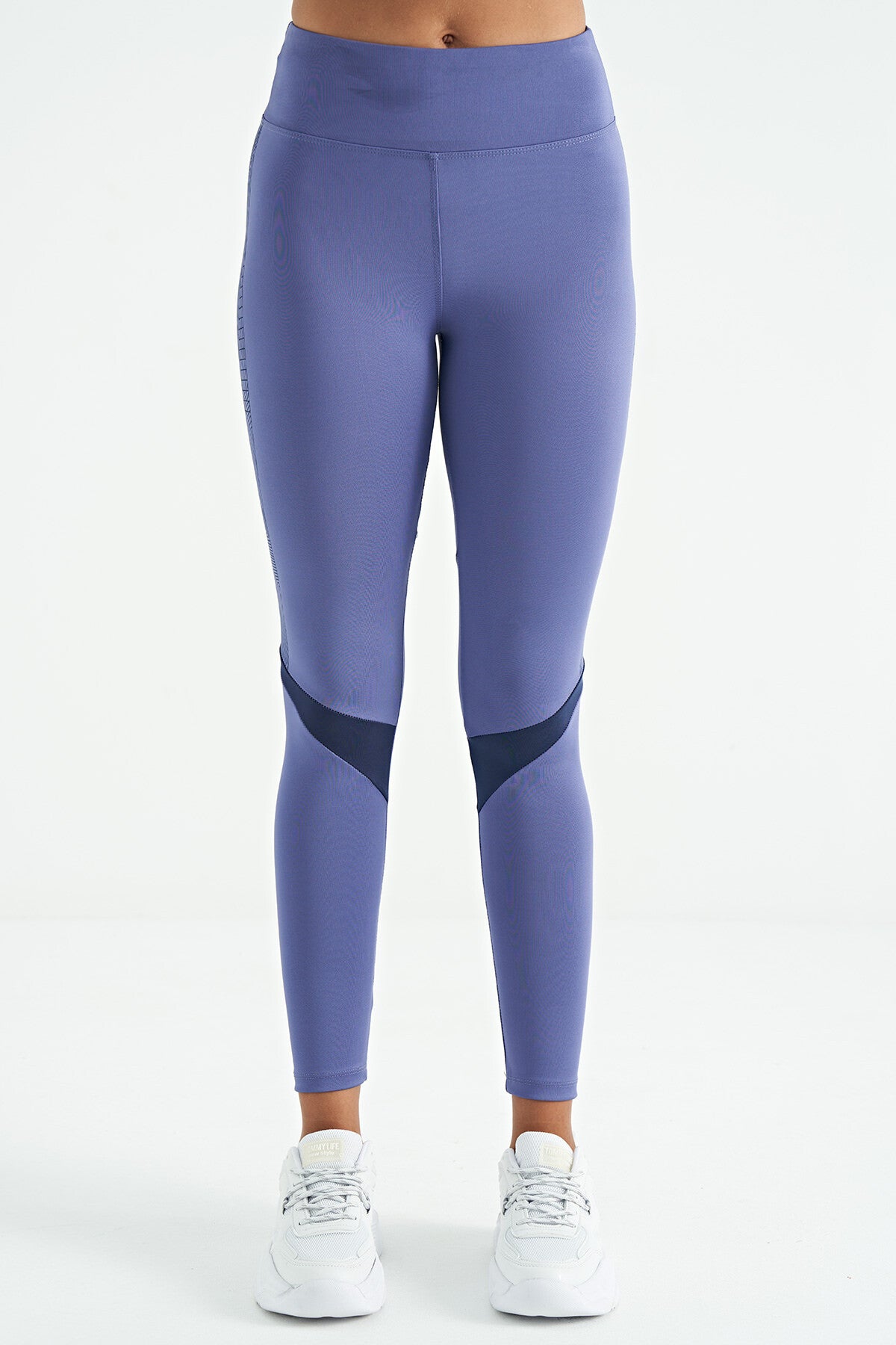 Plato Print Detailed High Waist Slim Fit Women's Tights - 94640