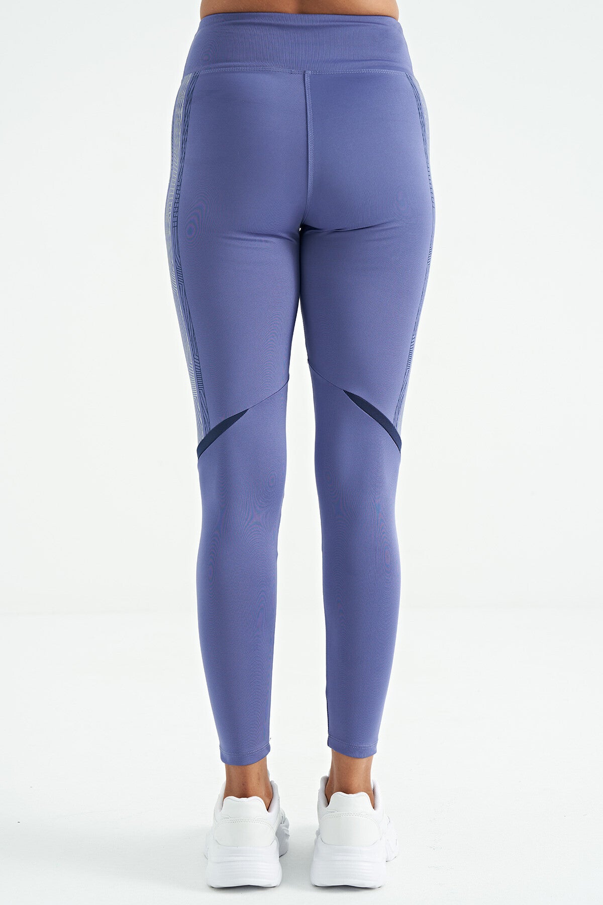 Plato Print Detailed High Waist Slim Fit Women's Tights - 94640