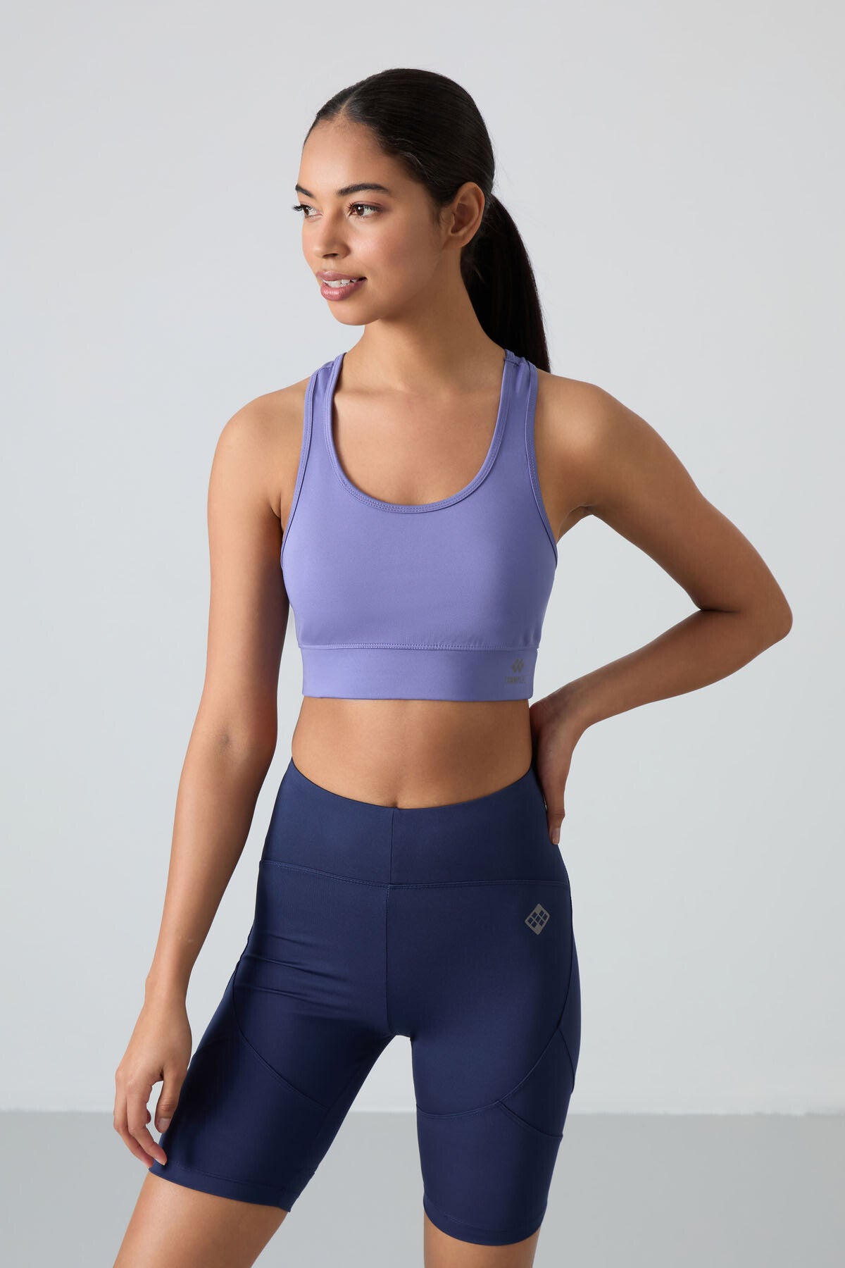 Plato Back Detailed Narrow Mold U Collar Women's Sports Bustier - 97120