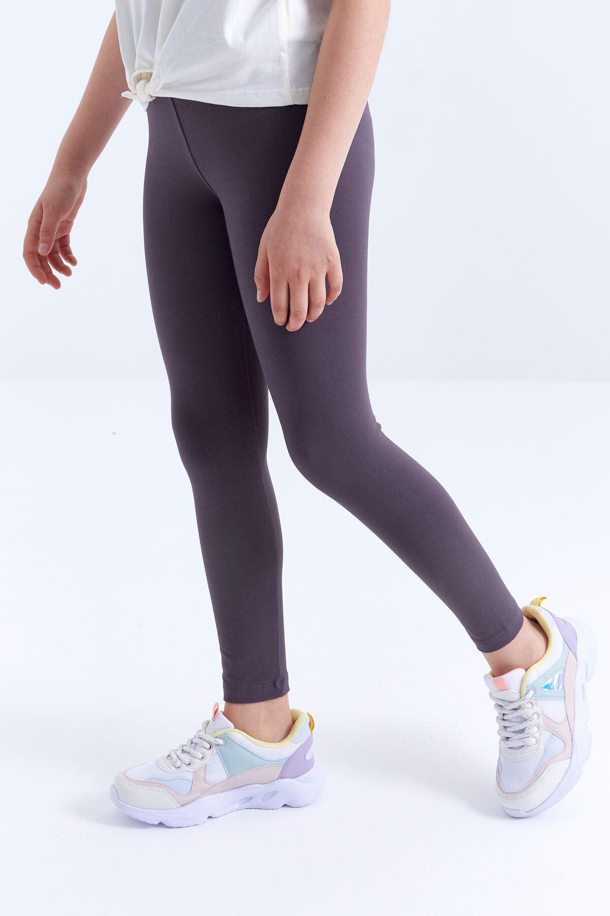 Plato High Waist Slim Leg Girls' Tights - 75047