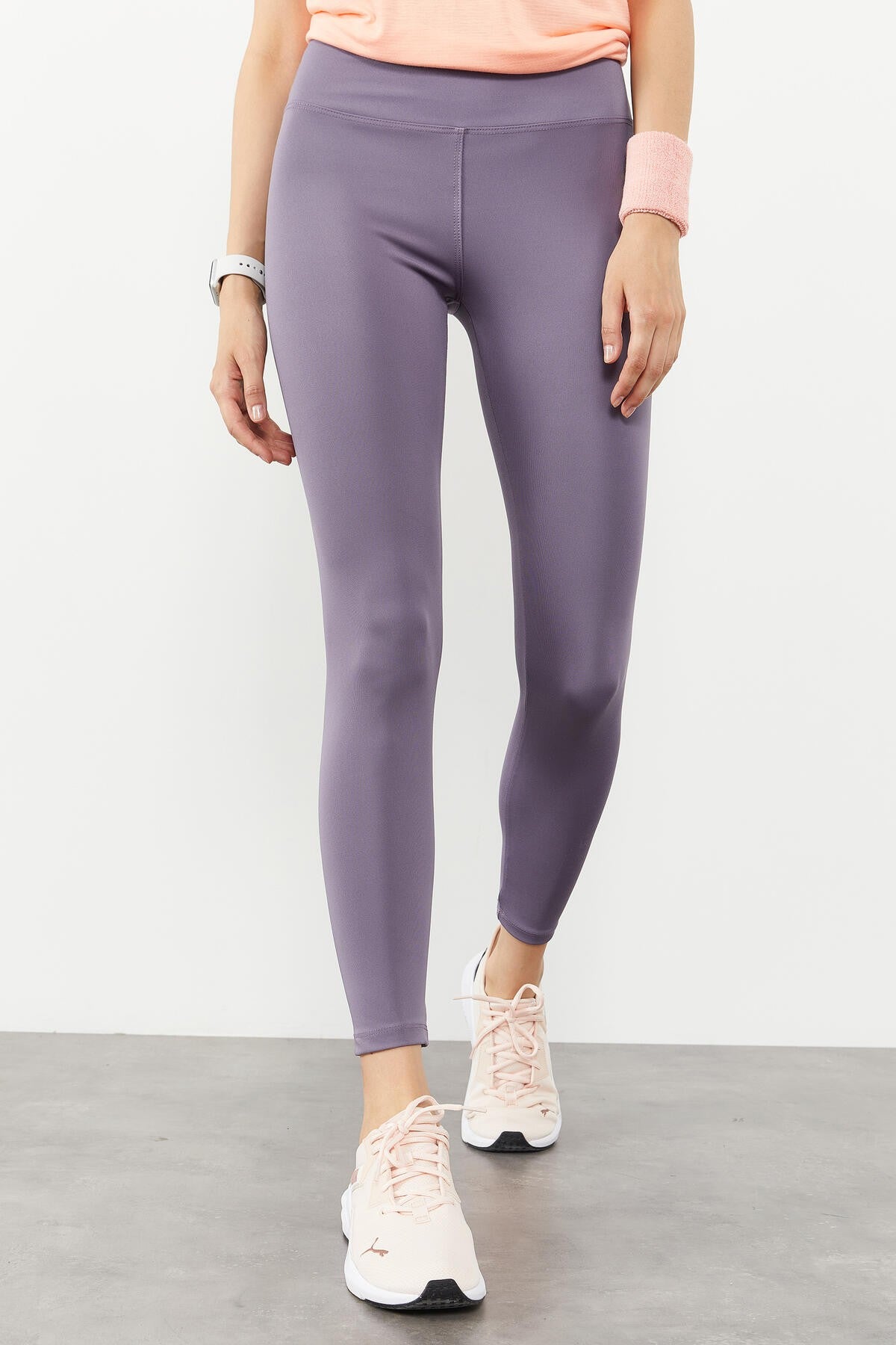 Plato High Waist Stretch Slim Fit Skinny Leg Women's Tights - 94545