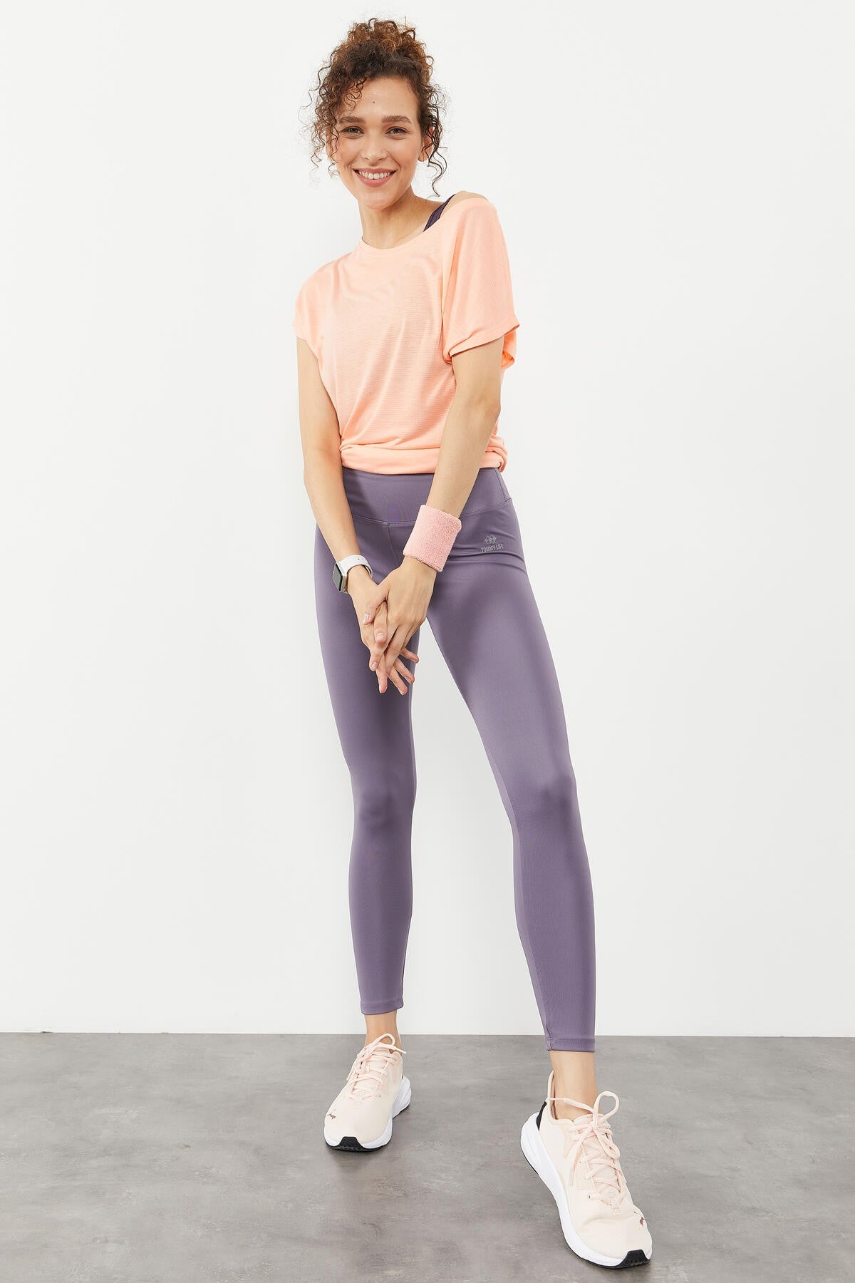 Plato High Waist Stretch Slim Fit Skinny Leg Women's Tights - 94545