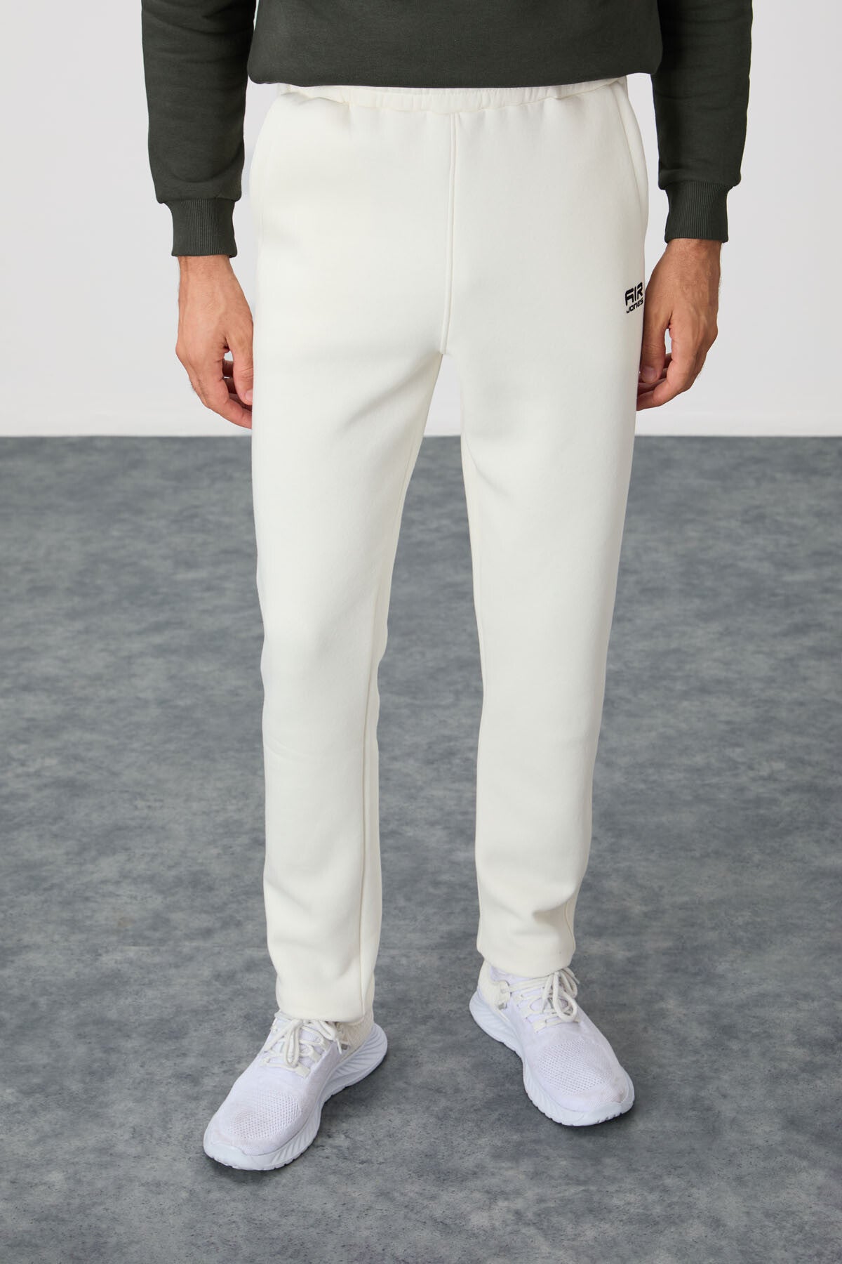 Colin Ecru Jogger Pants Men's Tracksuit Bottom - 84941