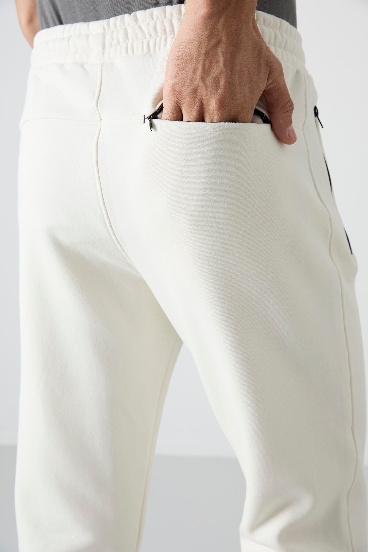 Carlo Ecru Chardonnay Men's Tracksuit Bottom - 84942