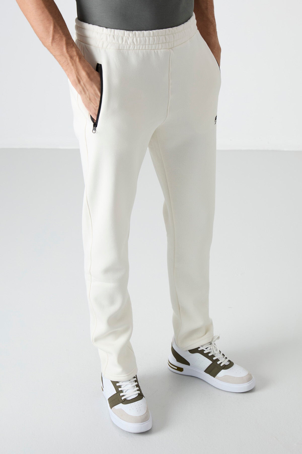 Carlo Ecru Chardonnay Men's Tracksuit Bottom - 84942