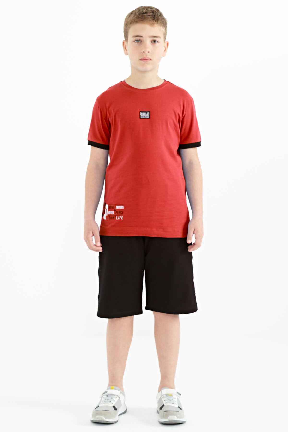 Fiesta Printed Standard Fit O Collar Boys' T-Shirt - 11097