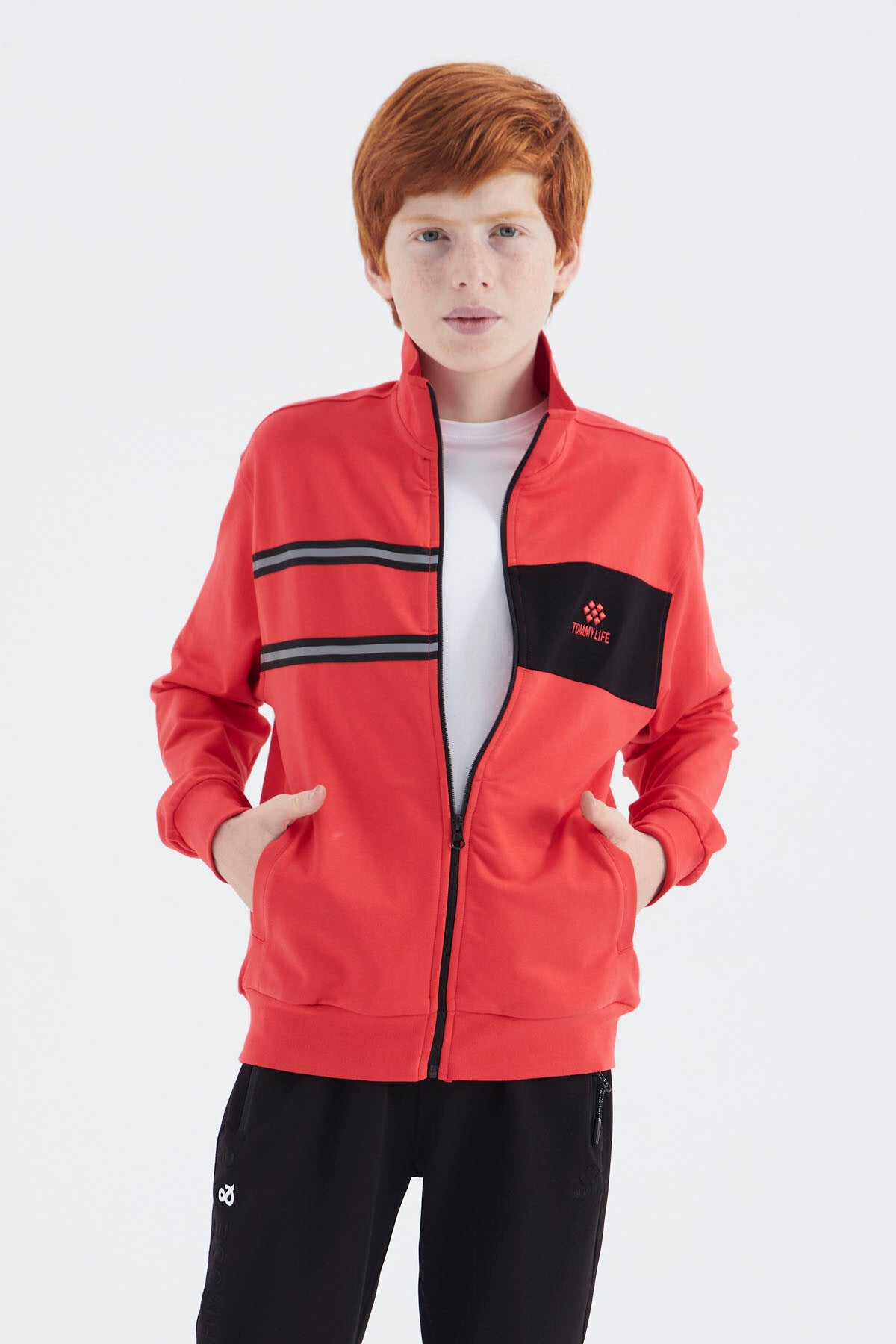 Fiesta Stand-Up Collar Boys' Sweatshirt - 11183