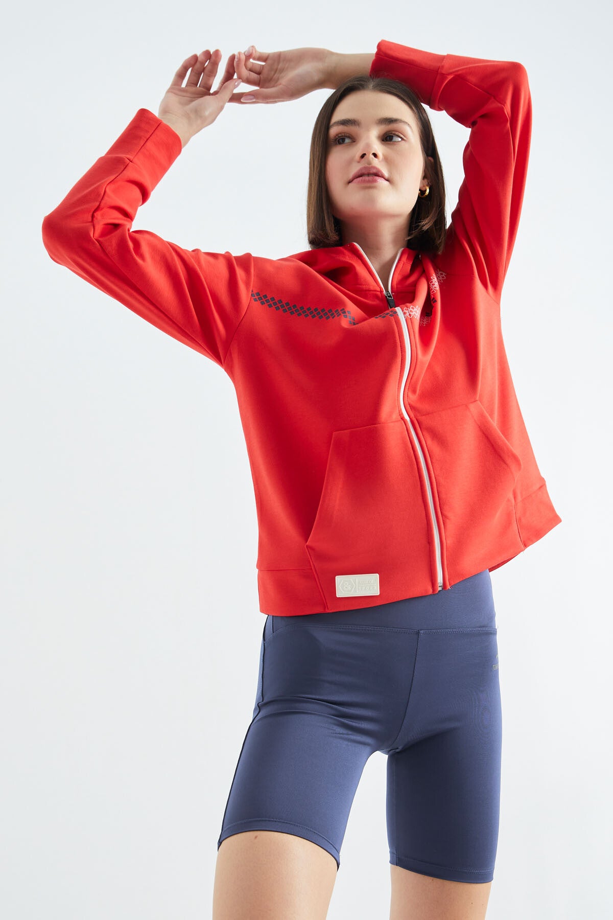 Fiesta Hooded Zippered Women's Sweatshirt - 97277