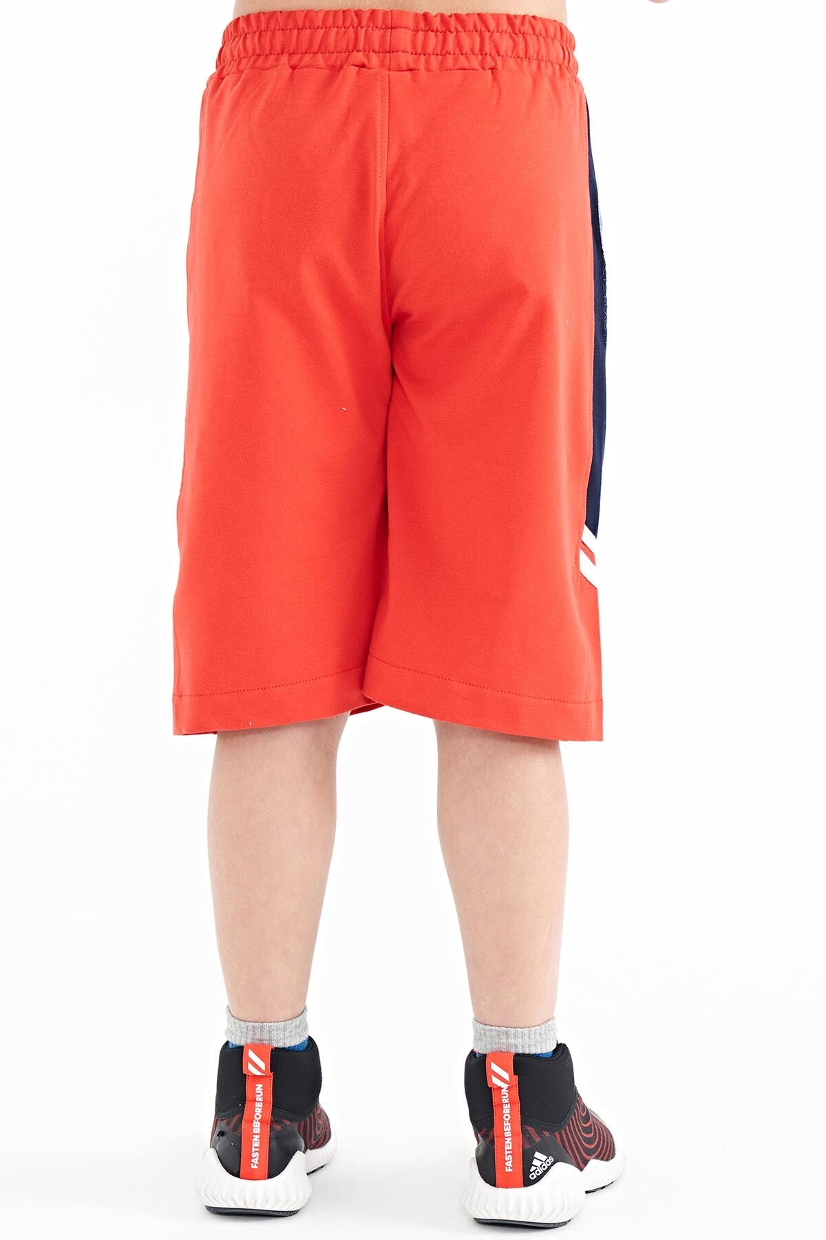 Fiesta Embroidered Pattern Laced Standard Fit Boys' Shorts - 11124
