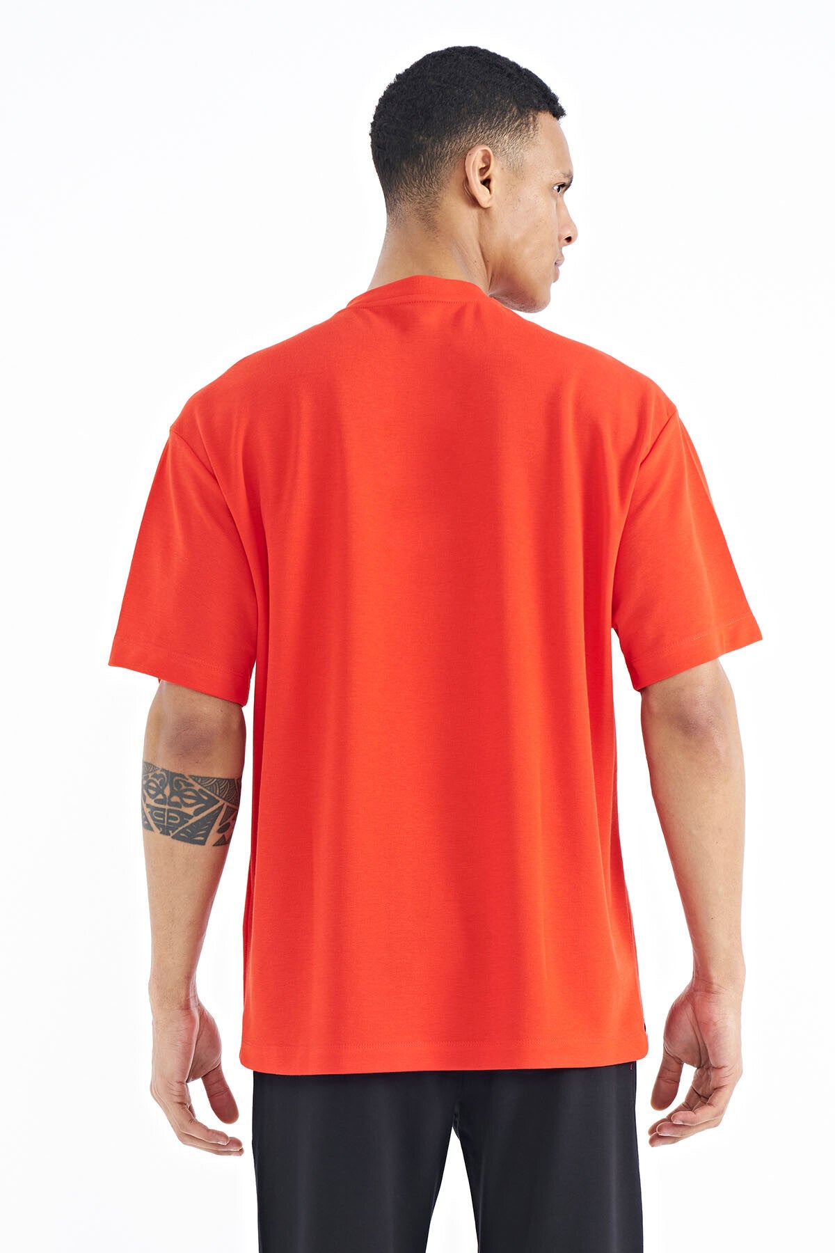 Fiesta Printed Oversize O Collar Men's T-Shirt - 88178