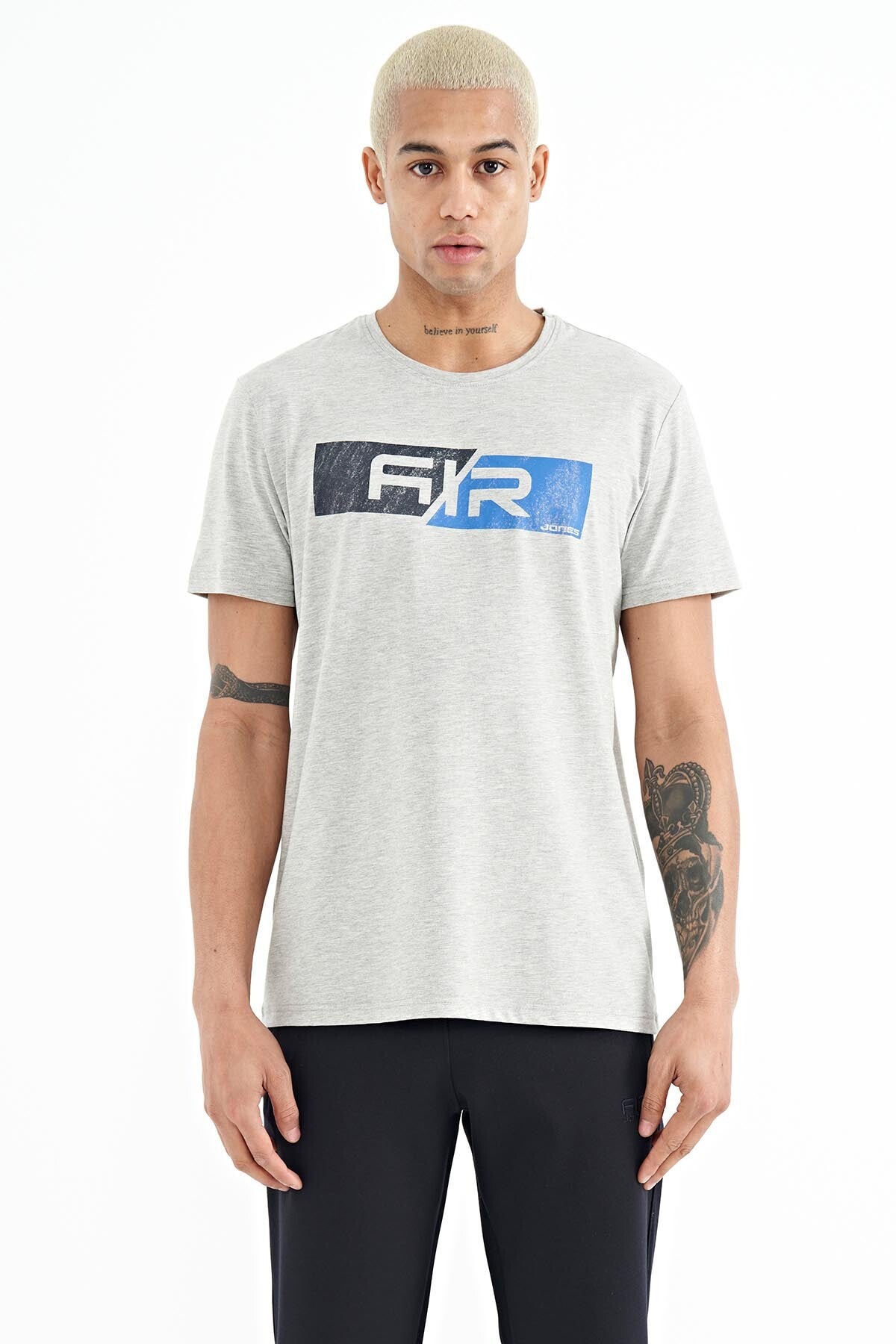 Casey Grey Standard Fit Men's T-Shirt - 88205