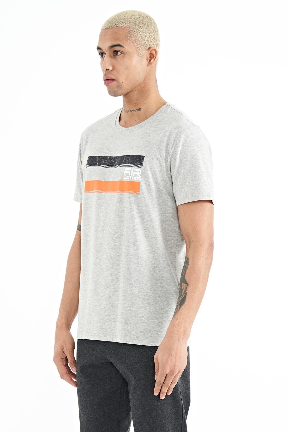 Donald Gri Melanj Standard Cut Men's T-Shirt - 88217