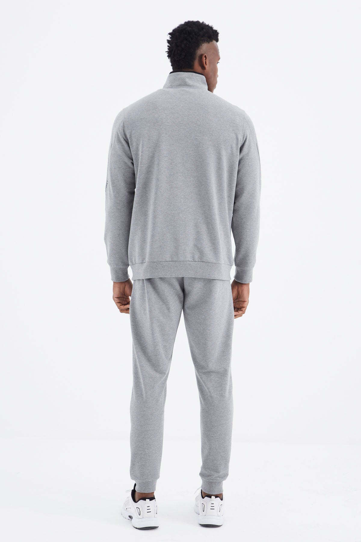 Igor Grey Melange Standard Mold Tracksuit Set - 85229